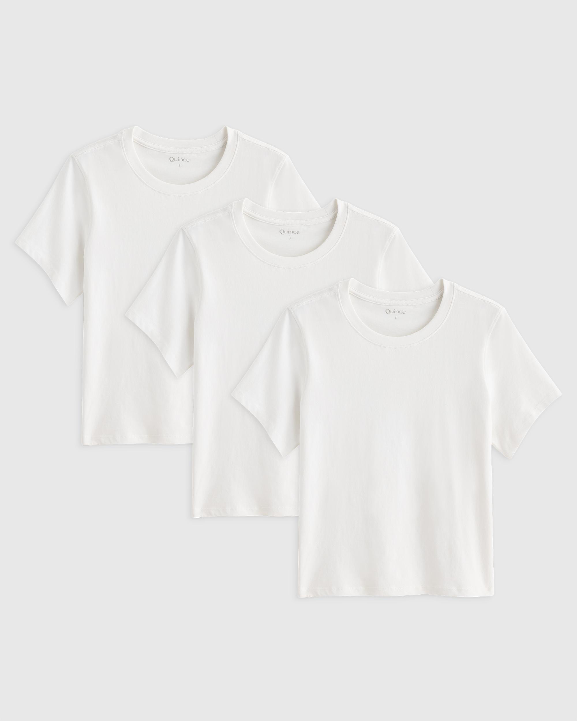 Quince | Women's Boxy Crewneck T-Shirt Organic Cotton Product Image