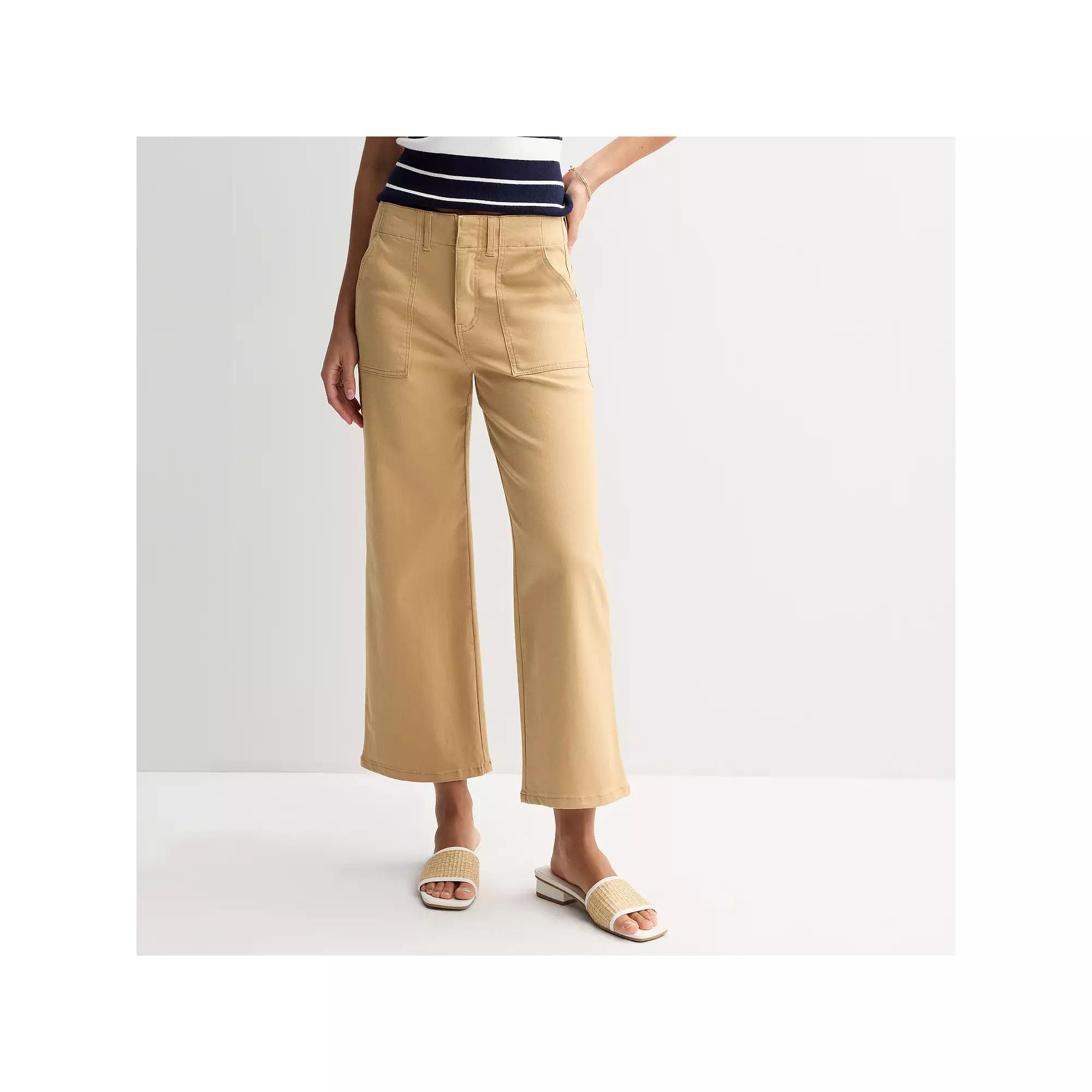 Women's Draper James Flat Front Wide Leg Pants, Size: 8, Green Product Image