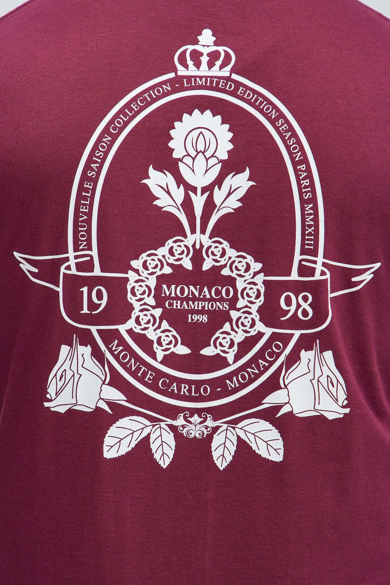 Monte Carlo 1998 Short Sleeve Tee - Burgundy Product Image