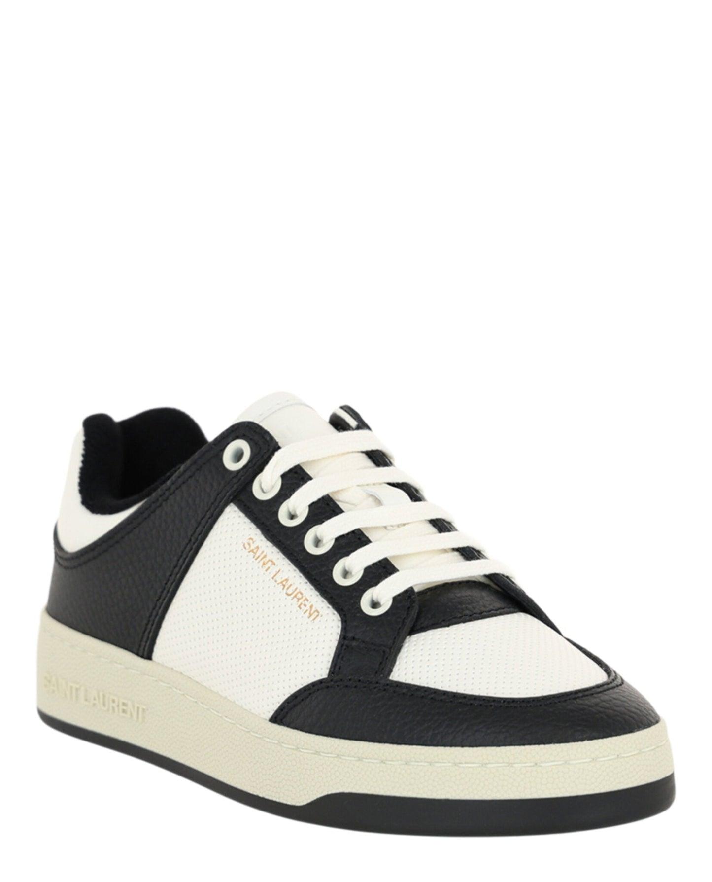 Saint Laurent SL/61 Perforated Leather Sneakers Product Image