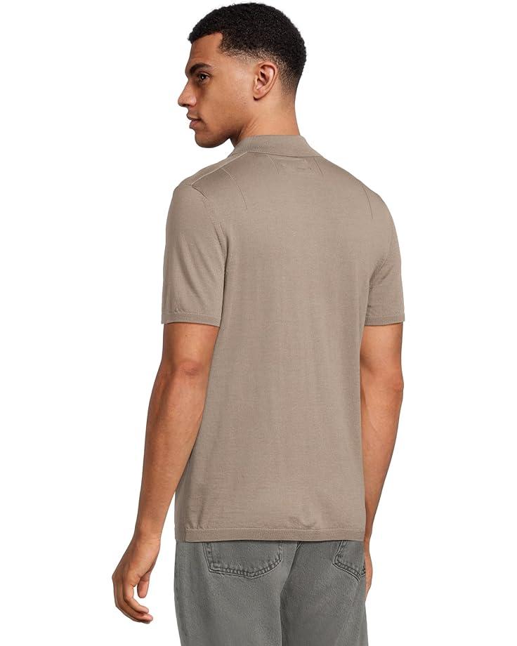 Men's AllSaints Mode Merino Short Sleeve Polo Product Image