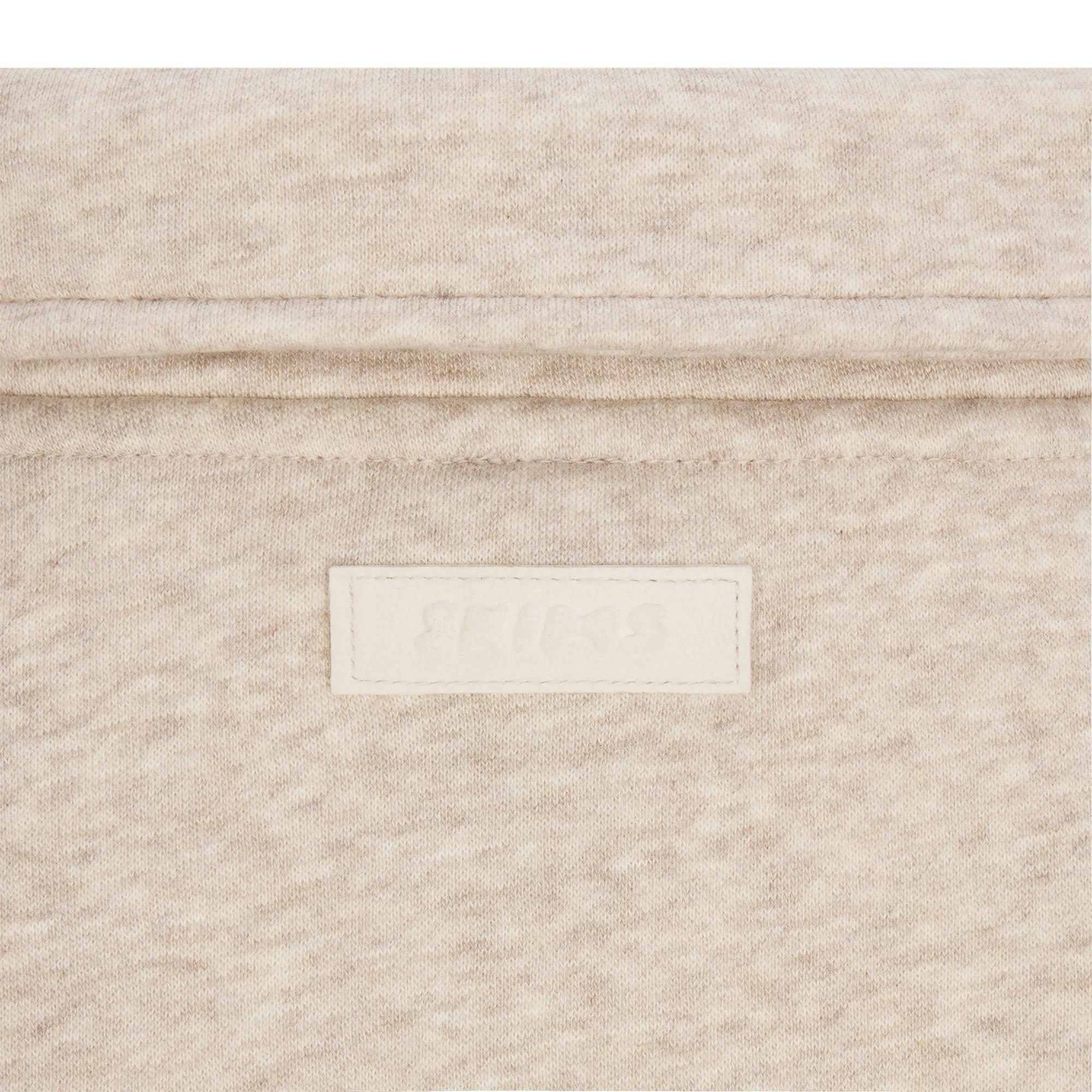 FLEECE LOUNGE MENS RELAXED POLO | DESERT HEATHER GREY Product Image