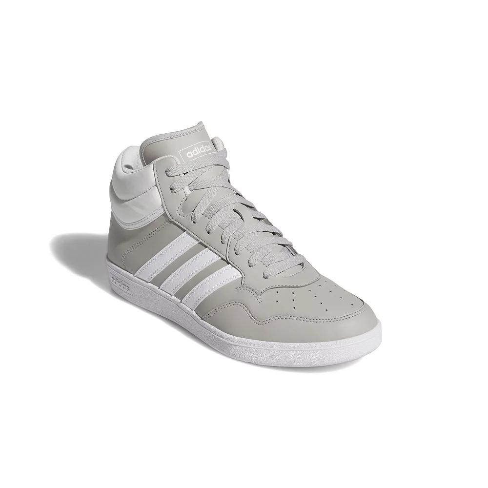 adidas Hoops 4.0 Mid Men's Basketball Shoes, Size: 10.5, Gray Crystal White Product Image