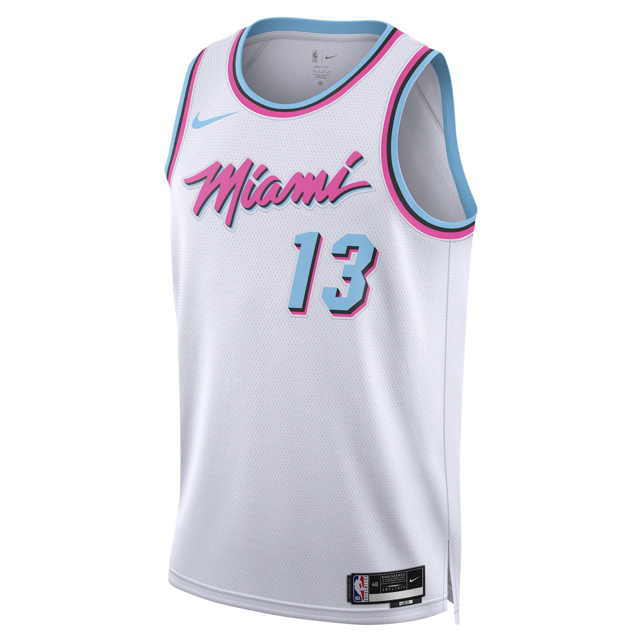 Bam Adebayo Miami Heat 2024/25 City Edition Nike Men's Dri-FIT NBA Swingman Jersey Product Image