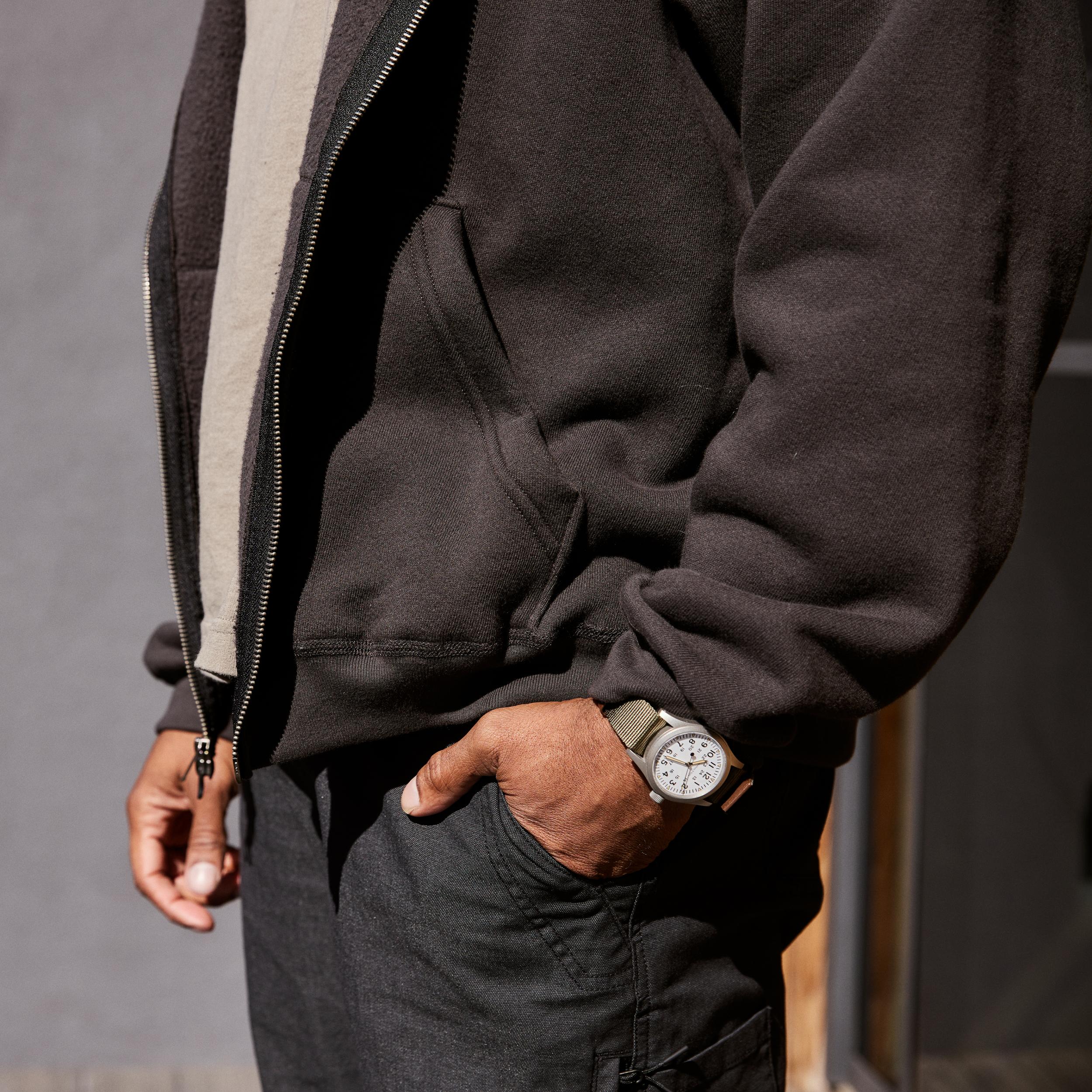 Vintage Wash Full-Zip Sweatshirt Product Image