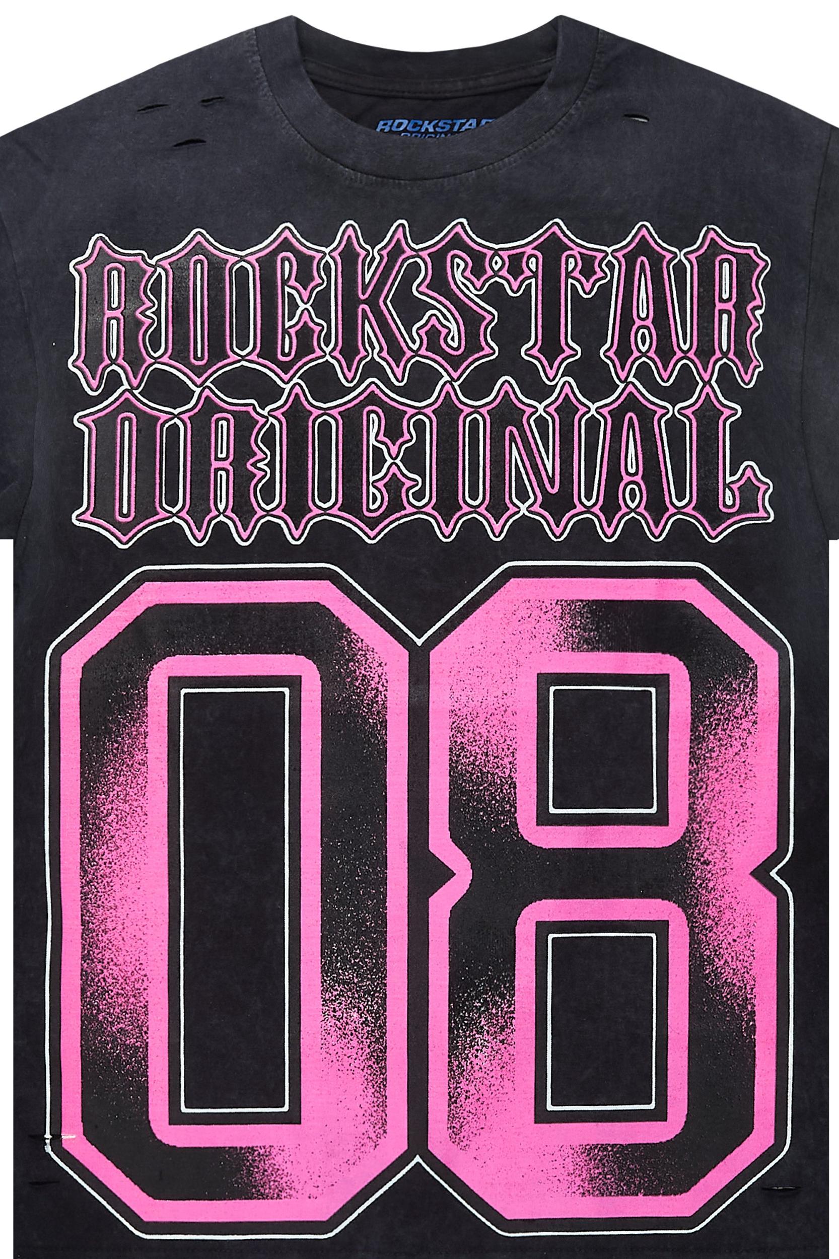 TaNeshia Black Oversized T-Shirt Female Product Image