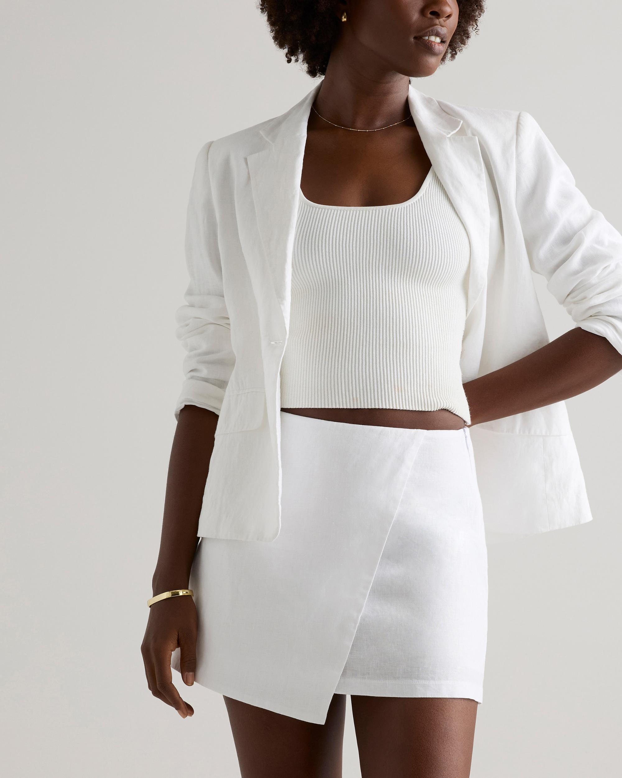 Quince | Women's 100% European Linen Skort Product Image