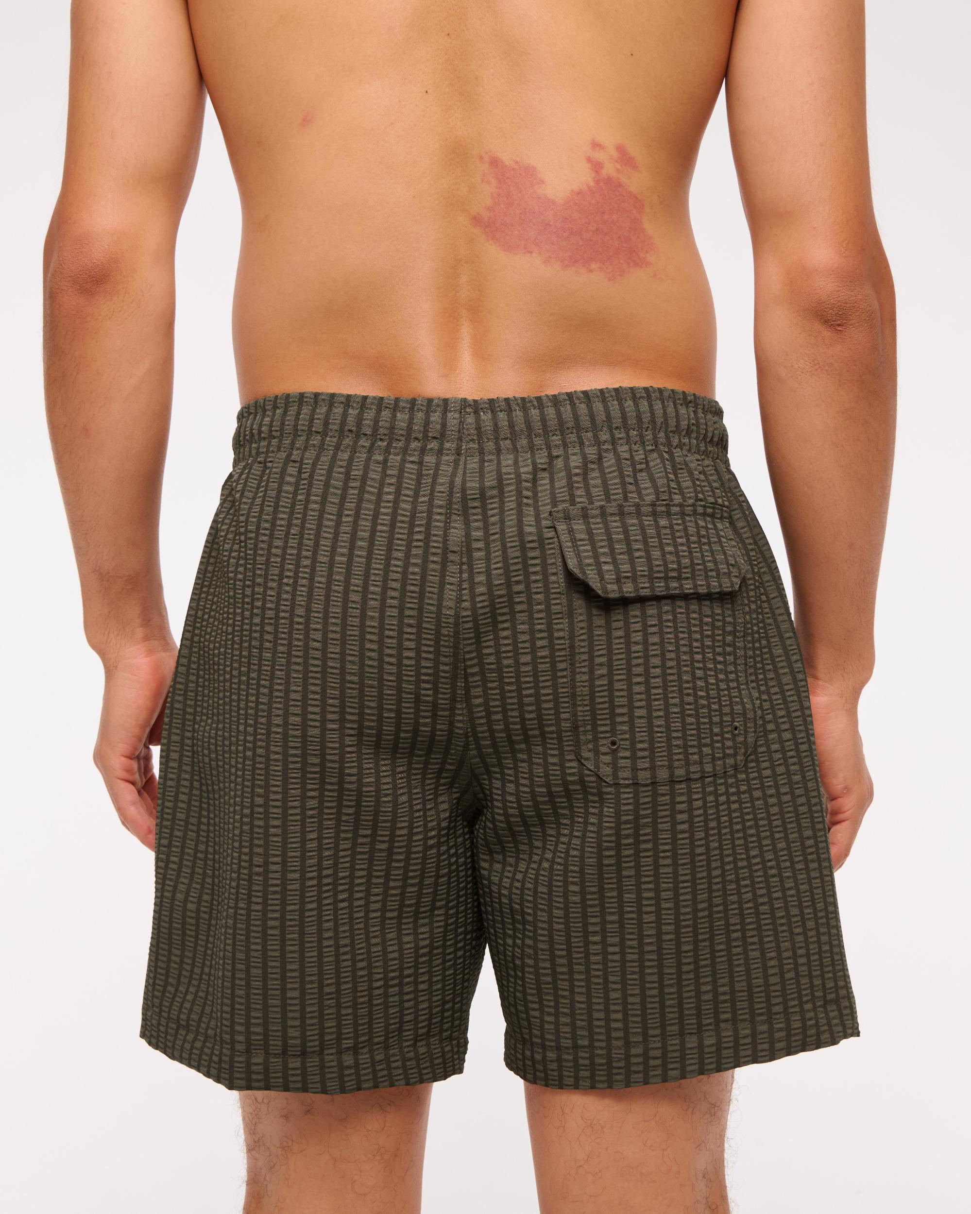 Pull-On Seersucker Swim Trunk Product Image
