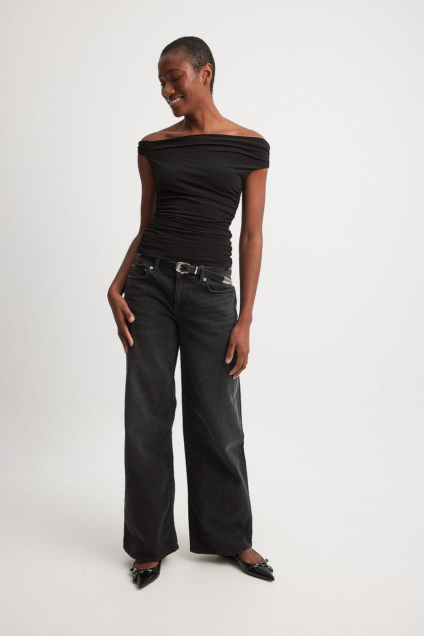 Twist Off Shoulder Top Product Image