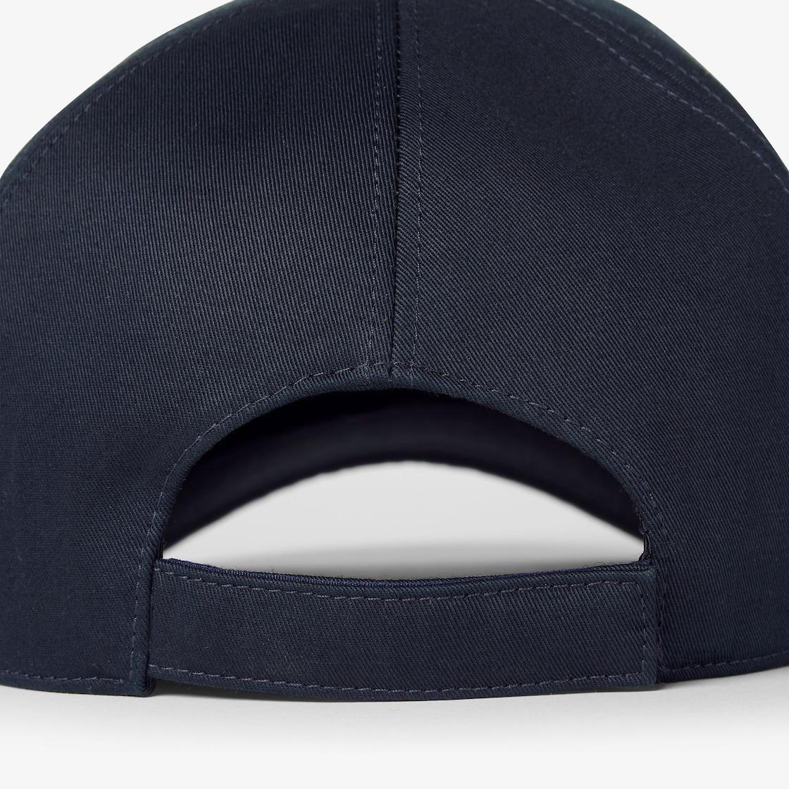 HatBlue cotton baseball cap Product Image