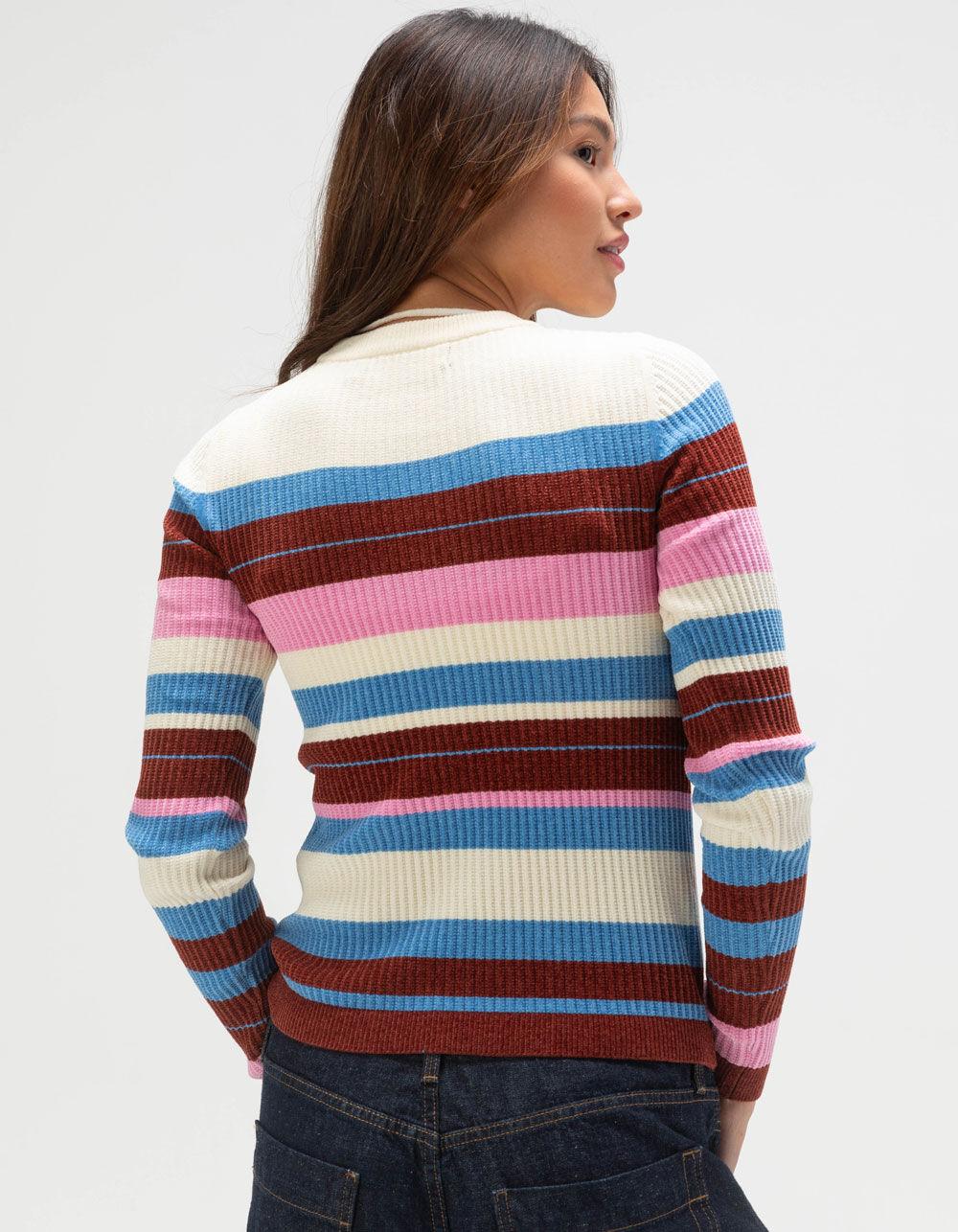 VERO MODA Chill Womens Long Sleeve Stripe Top - MULTI Product Image