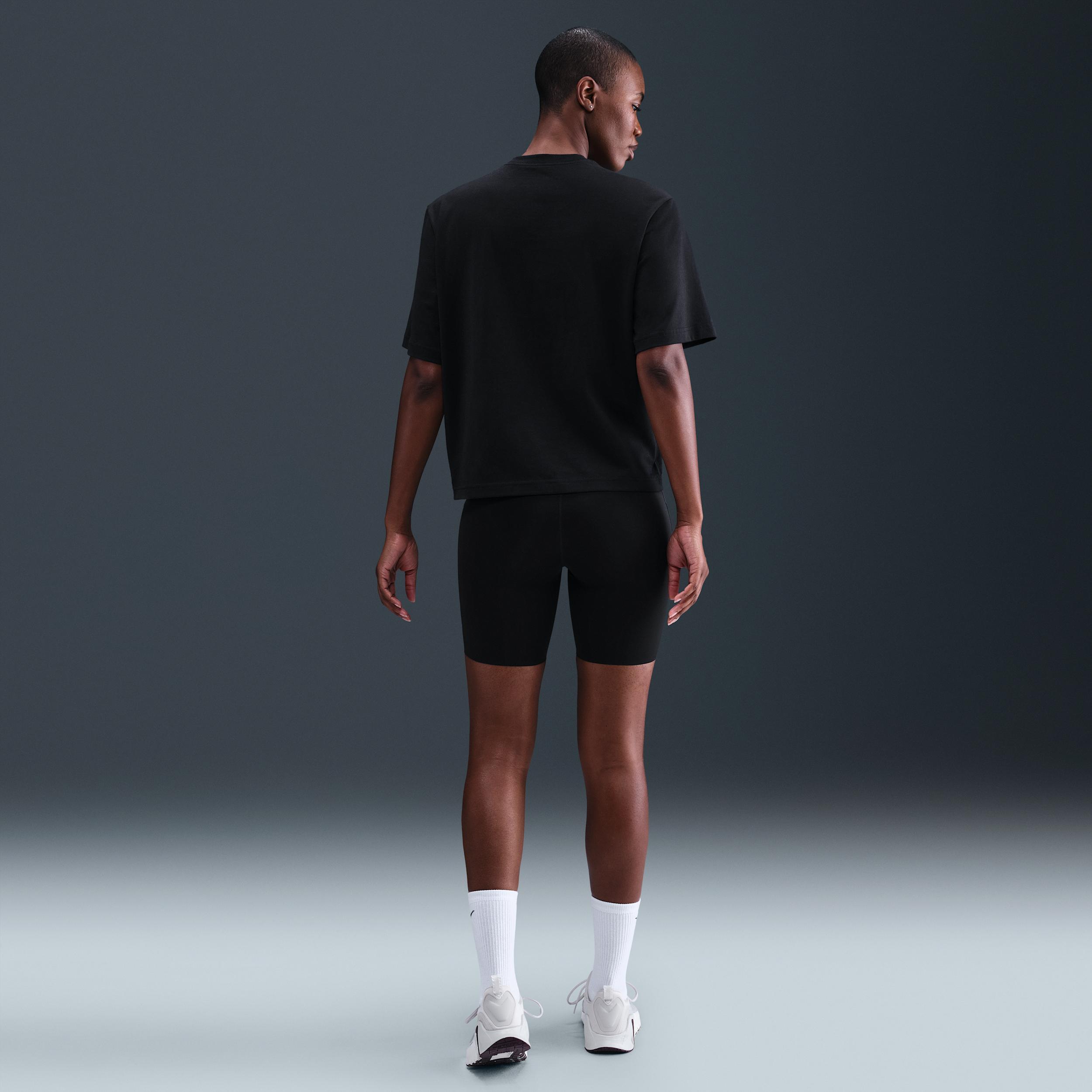 Nike Womens Wrestling Boxy T-Shirt | APS520NAWR-BLK Product Image