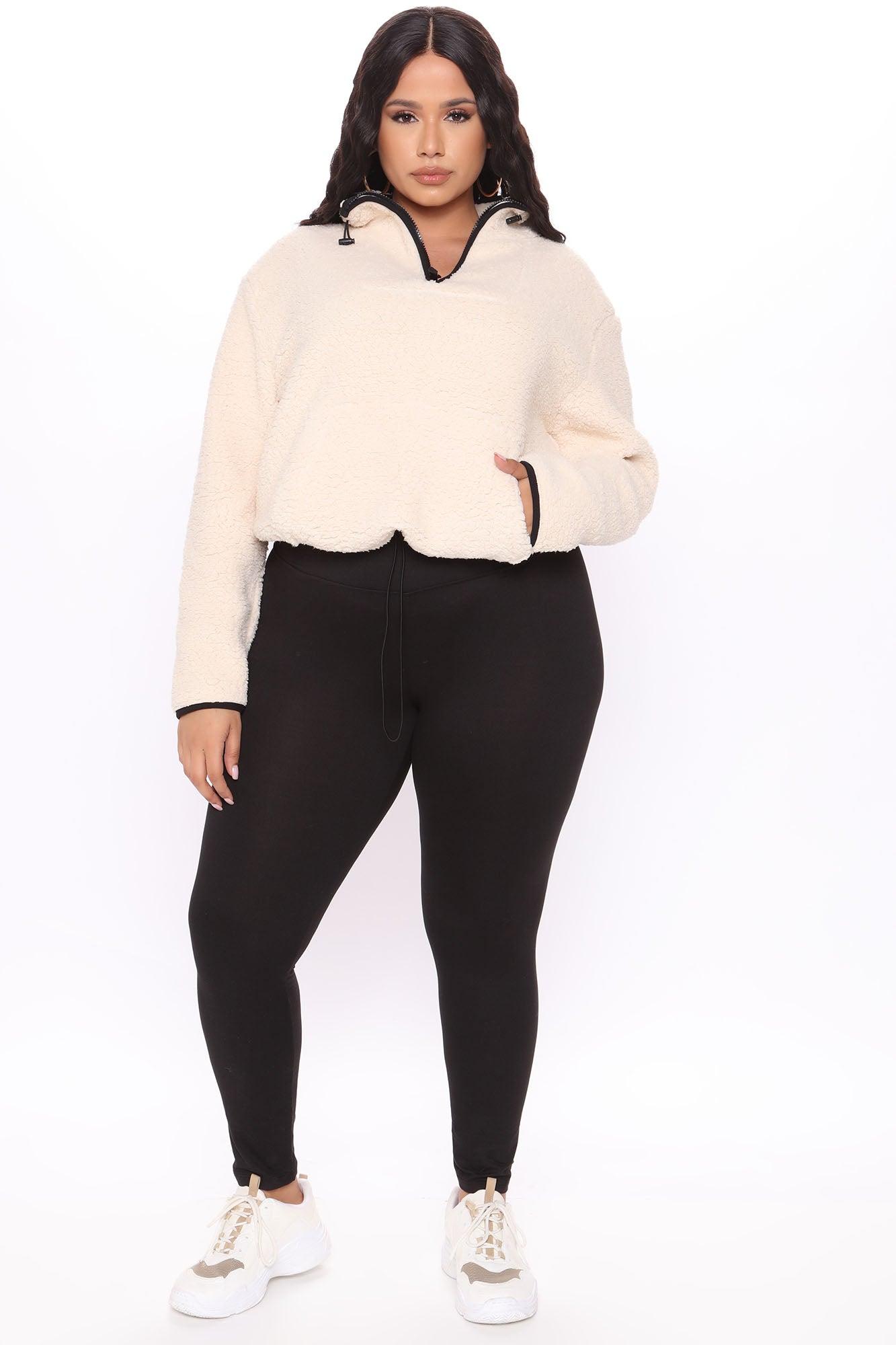 Cozy Feels Sherpa Pullover - Ivory Product Image