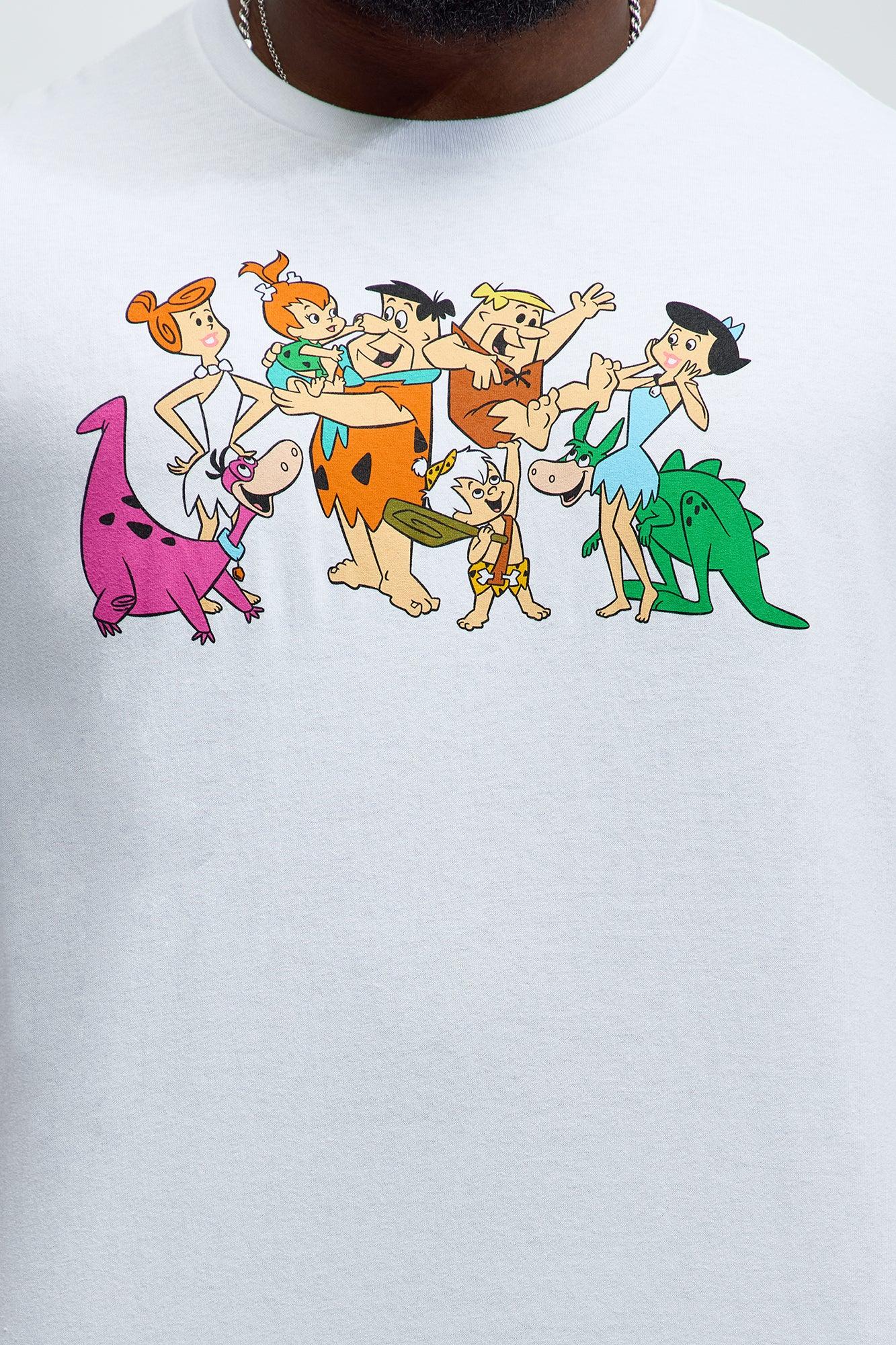 Meet The Flintstones Short Sleeve Tee - White Product Image