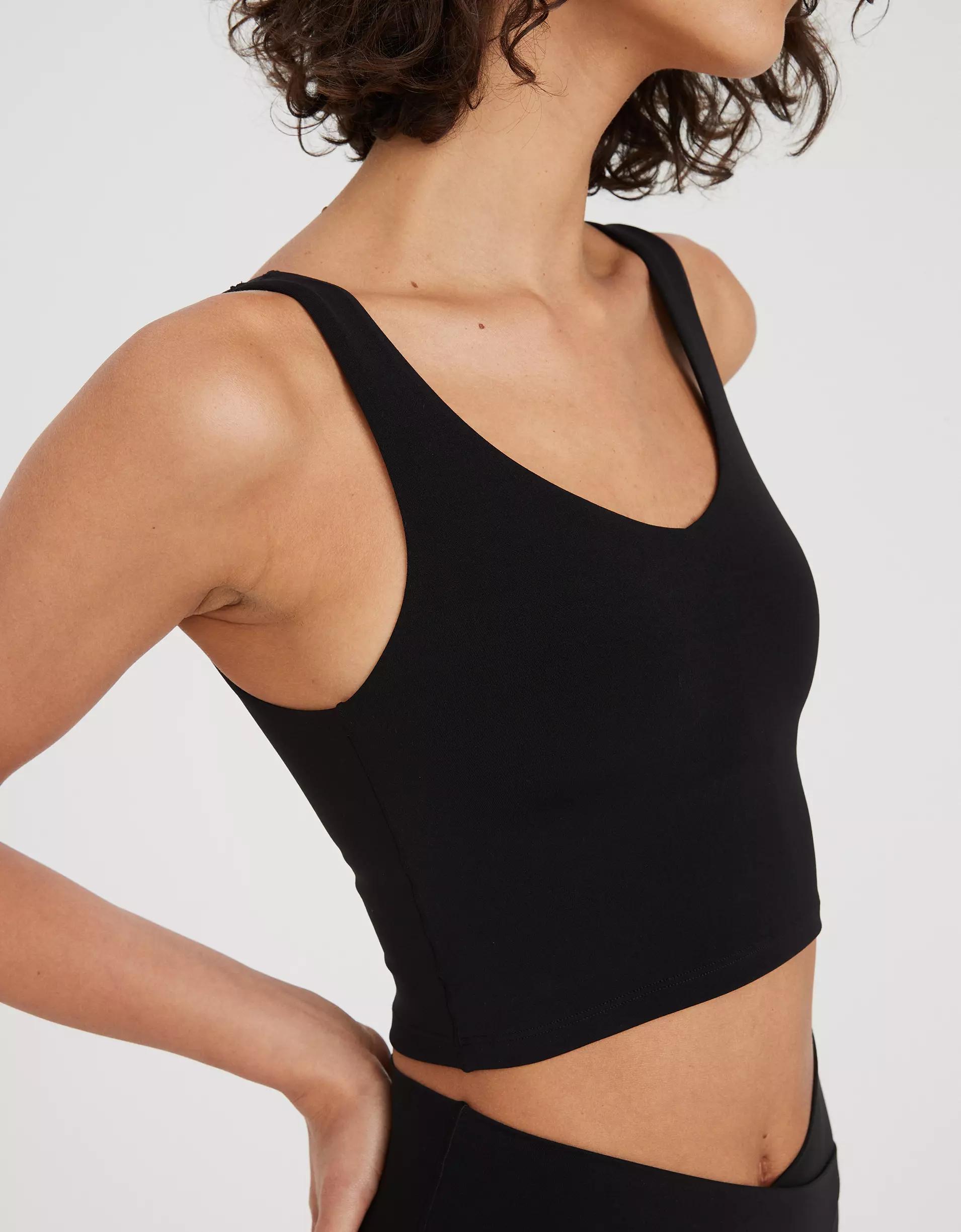 OFFLINE By Aerie Real Me Low Key Longline Sports Bra Product Image
