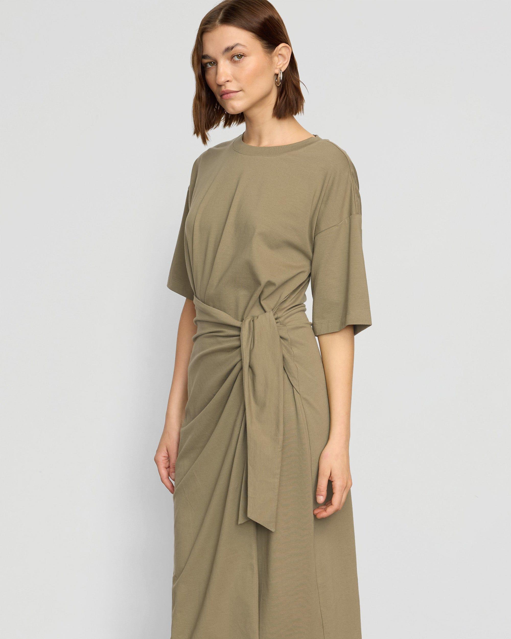 Noa Organic Cotton T-Shirt Wrap Dress Product Image