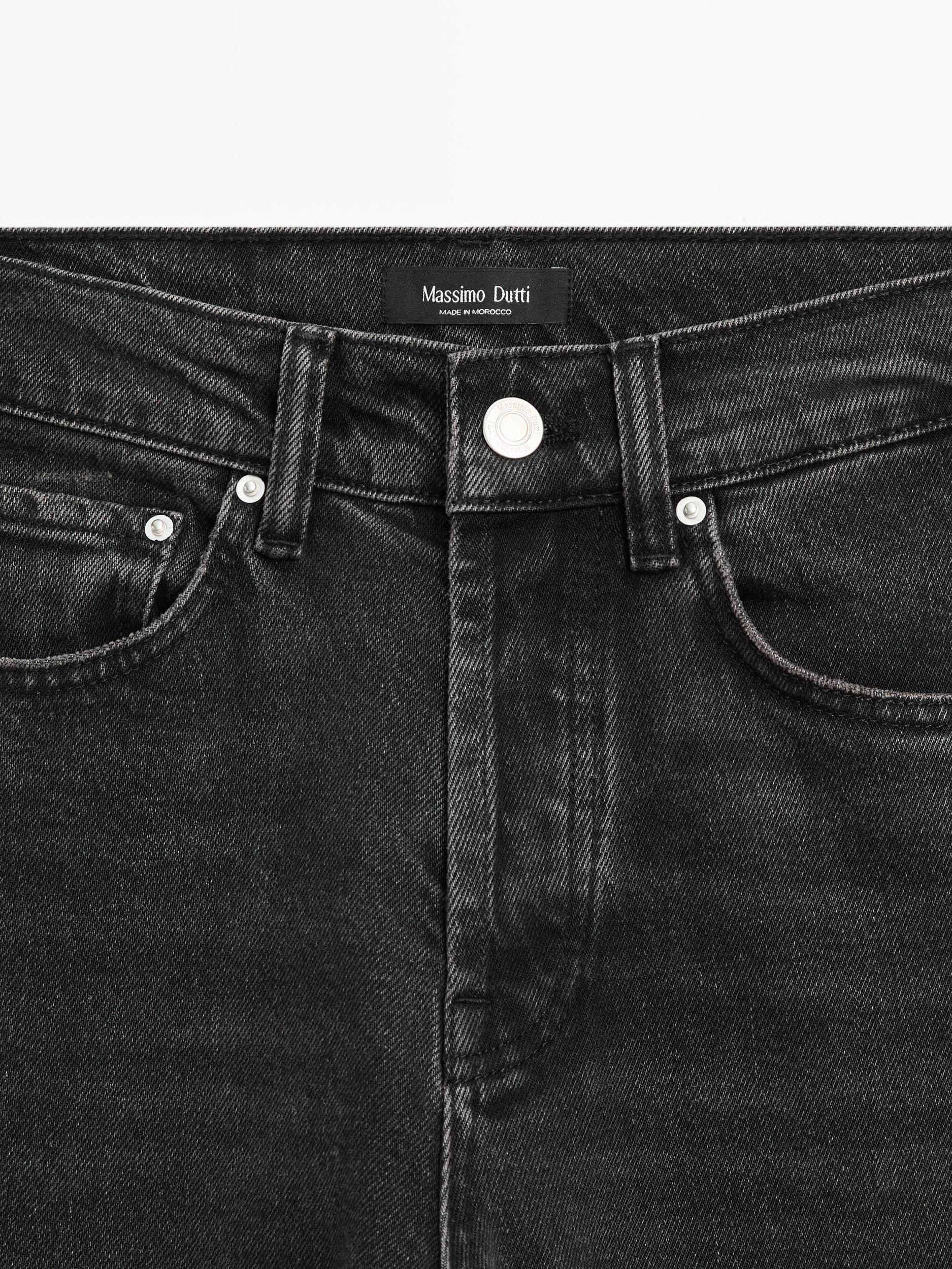 Straight-leg high-waist jeans Product Image