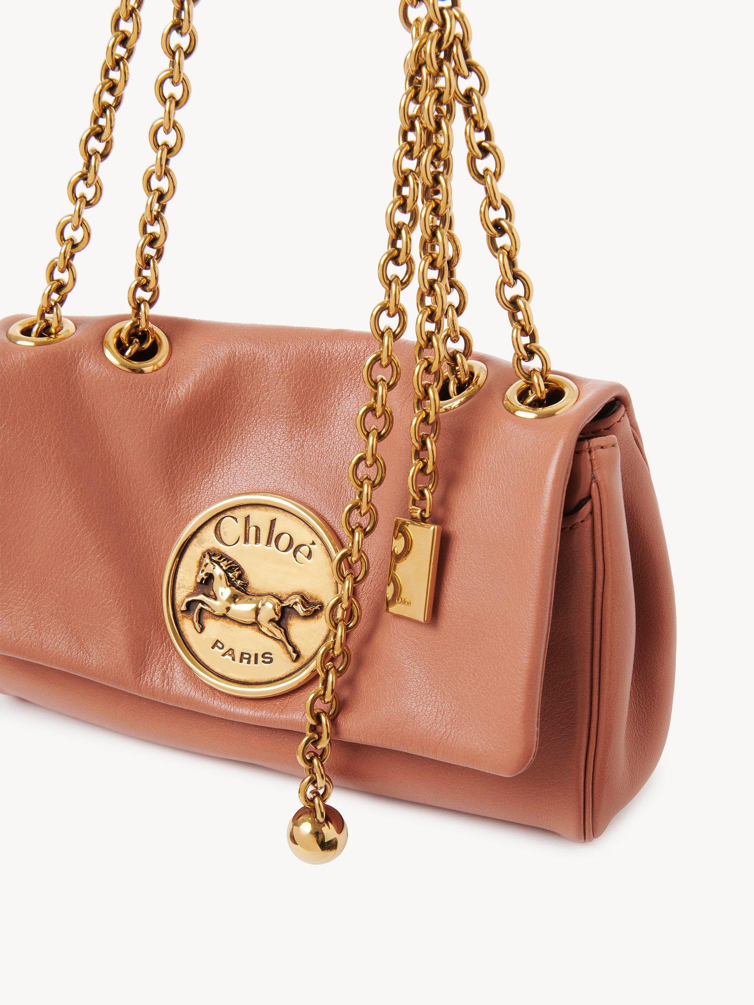 Small Chloé Heritage shoulder bag in grained leather Product Image