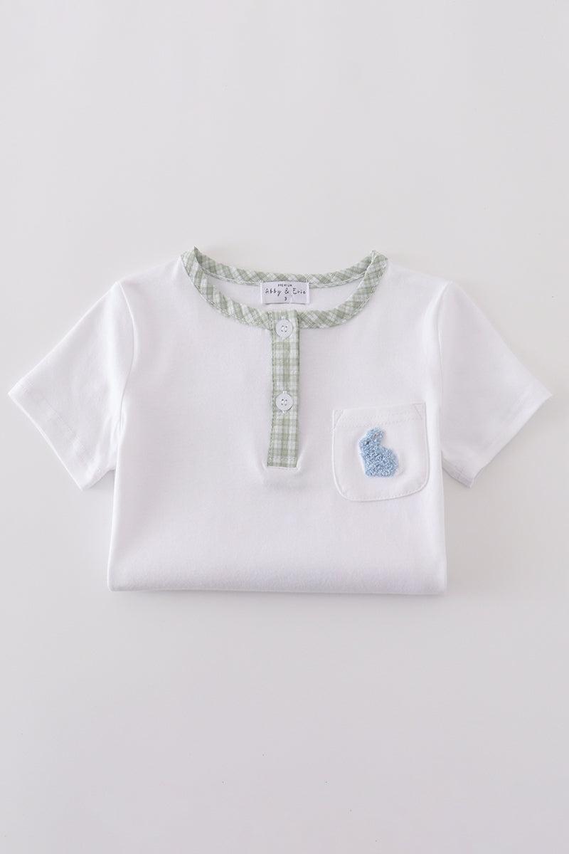 Premium White bunny embroidery set Product Image