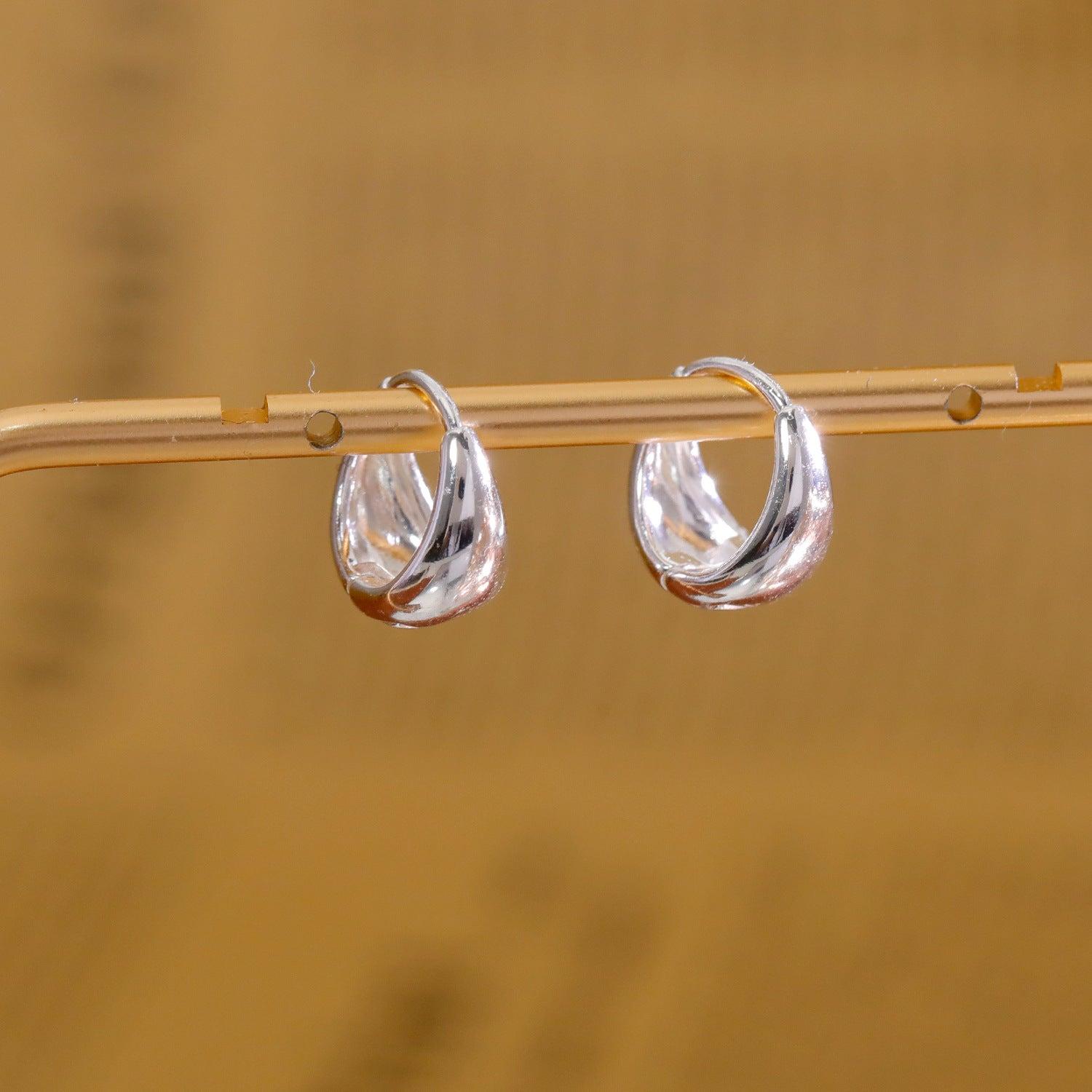 Metal Droplet Earrings Product Image