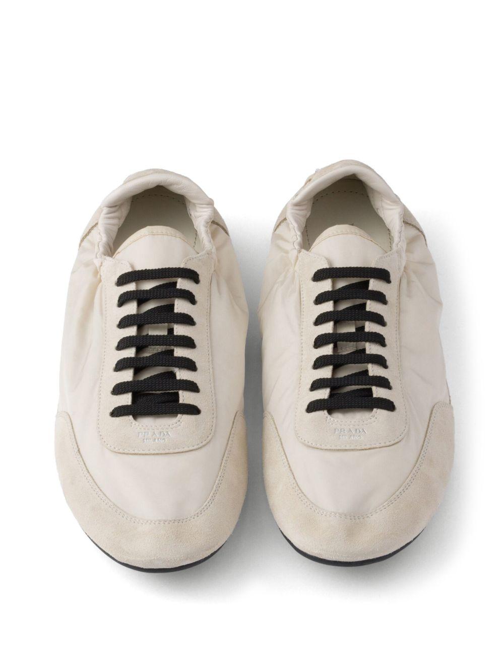 Collapse Re-Nylon suede sneakers  Product Image