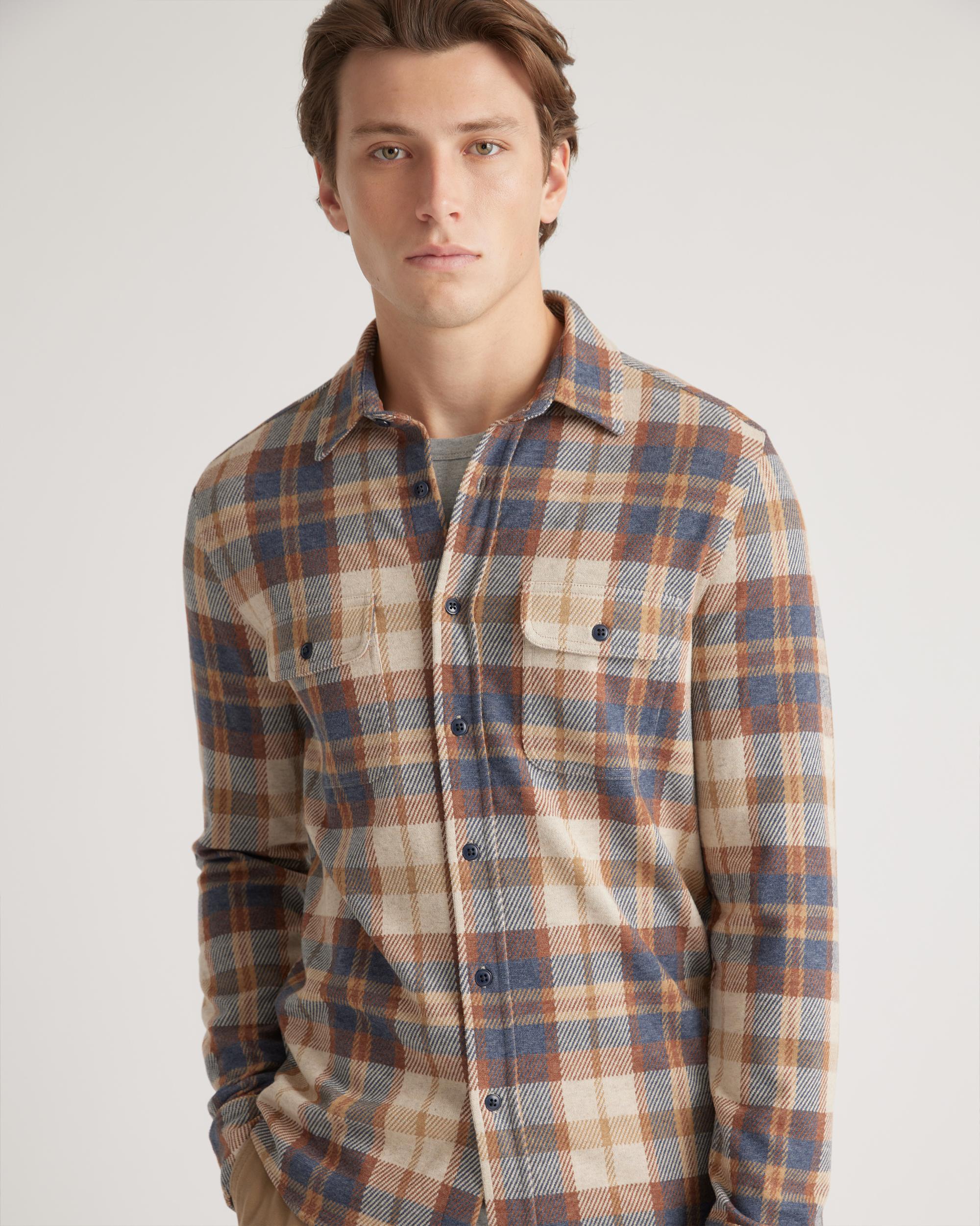 Quince | Men's Stretch Sweater Fleece Shirt Recycled Polyester Product Image