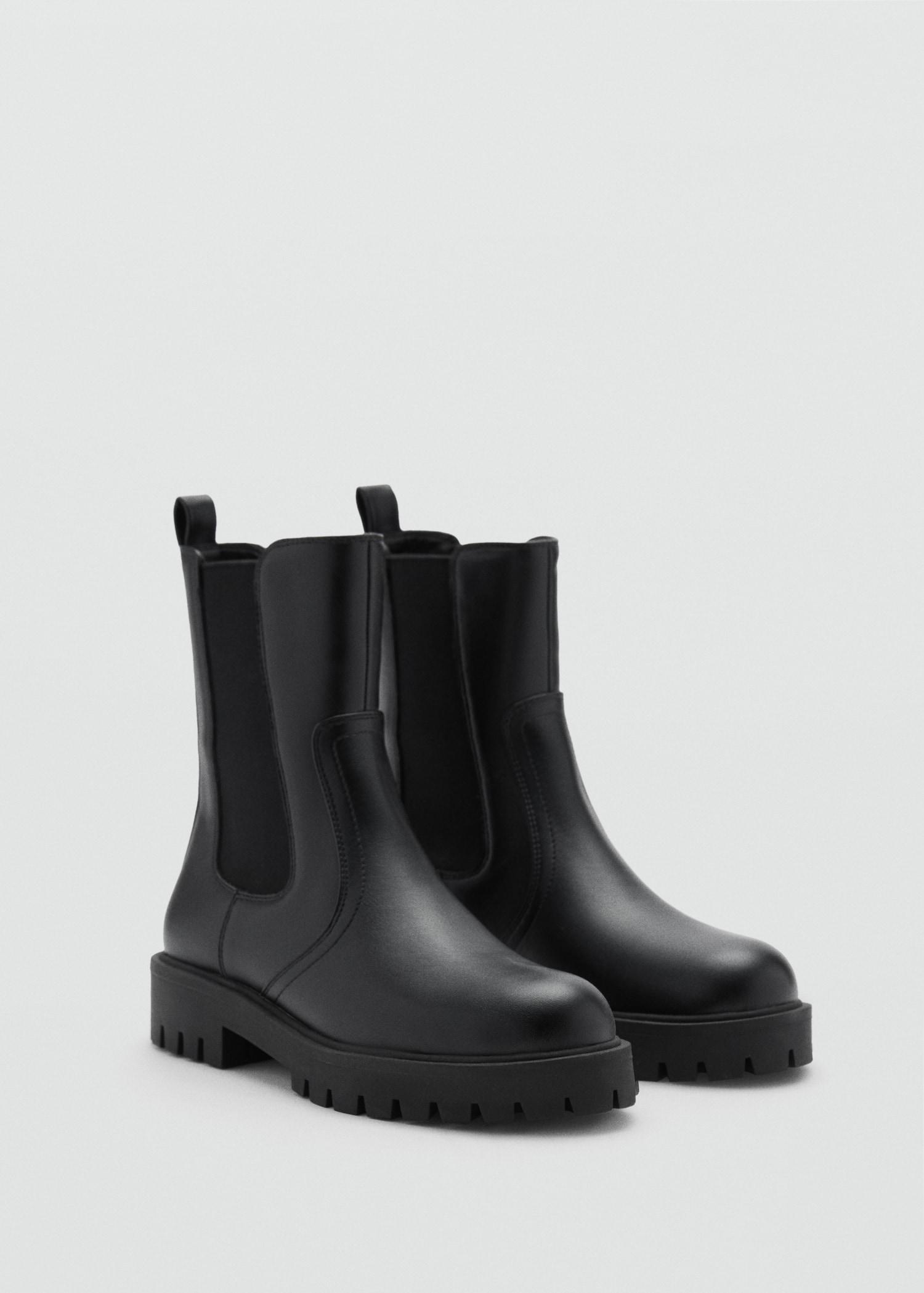 Track sole Chelsea boots - Women | MANGO USA Product Image