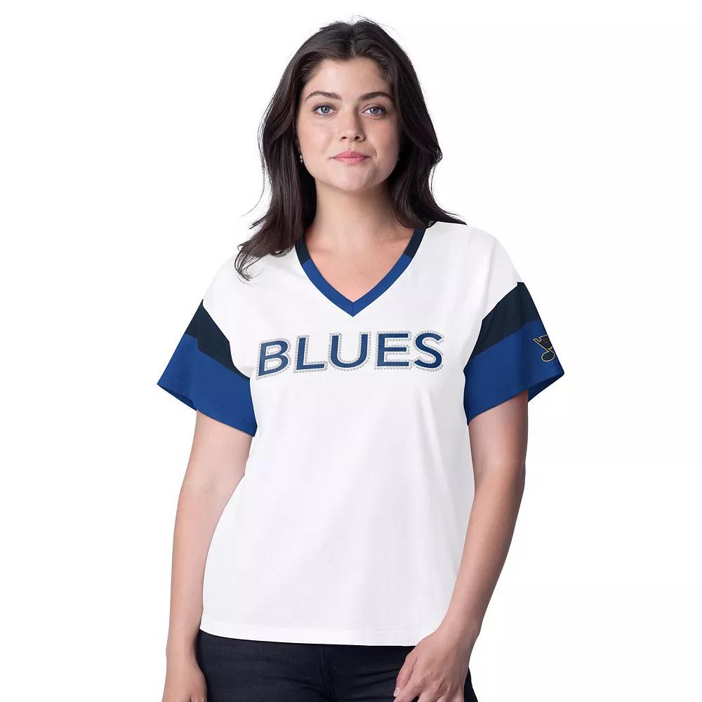 Women's G-III 4Her by Carl Banks White St. Louis Blues Rink Over Product Image
