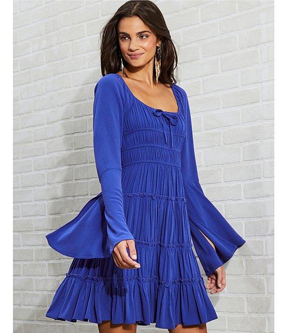 C&V Chelsea & Violet Flare Sleeve Dress Product Image