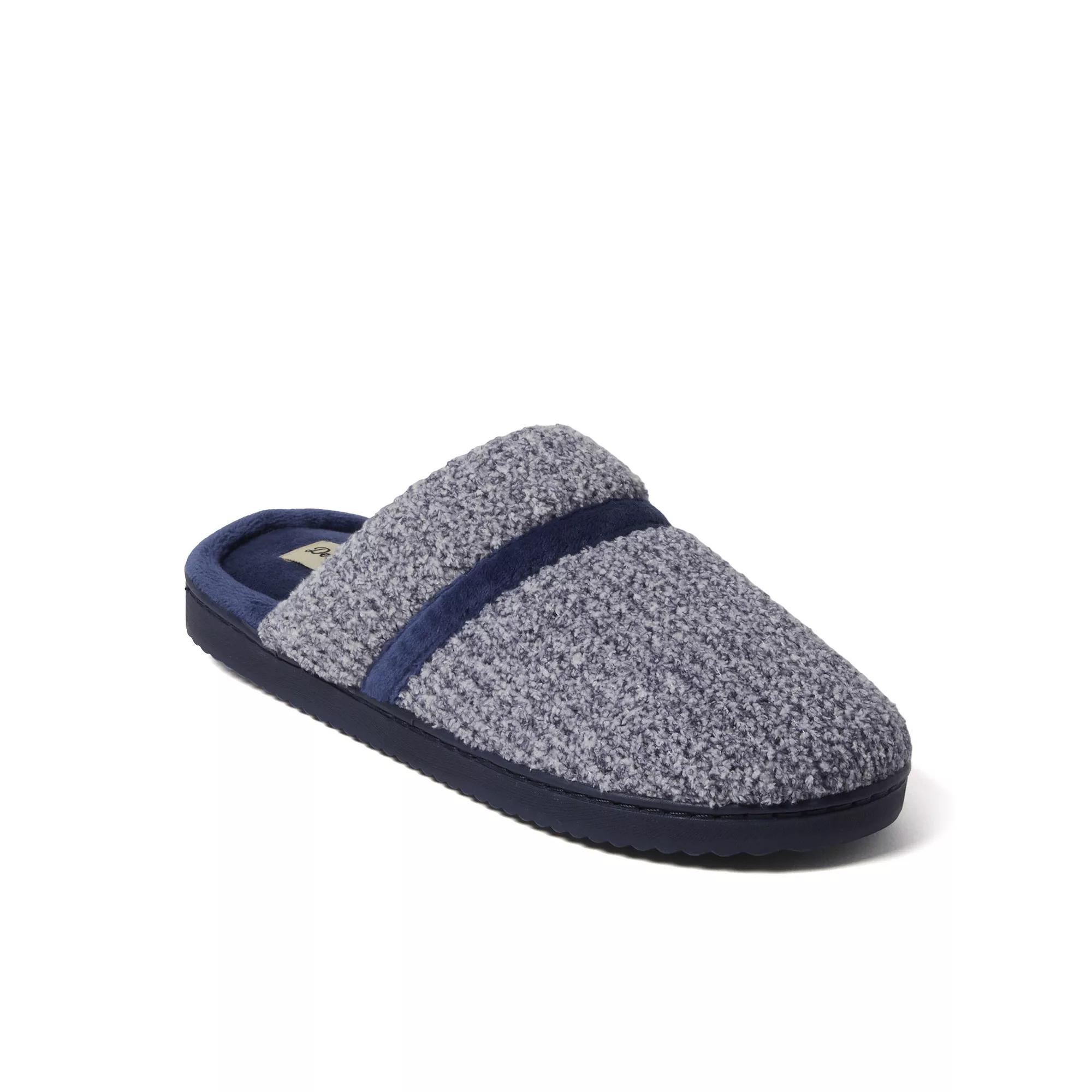 Dearfoams Serena Marled Chenille Women's Scuff Slippers, Size: XL, Peacoat Product Image