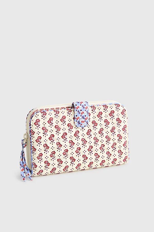 Vera Bradley Quilted Cotton Large Tab Wallet Womens at Urban Outfitters Product Image
