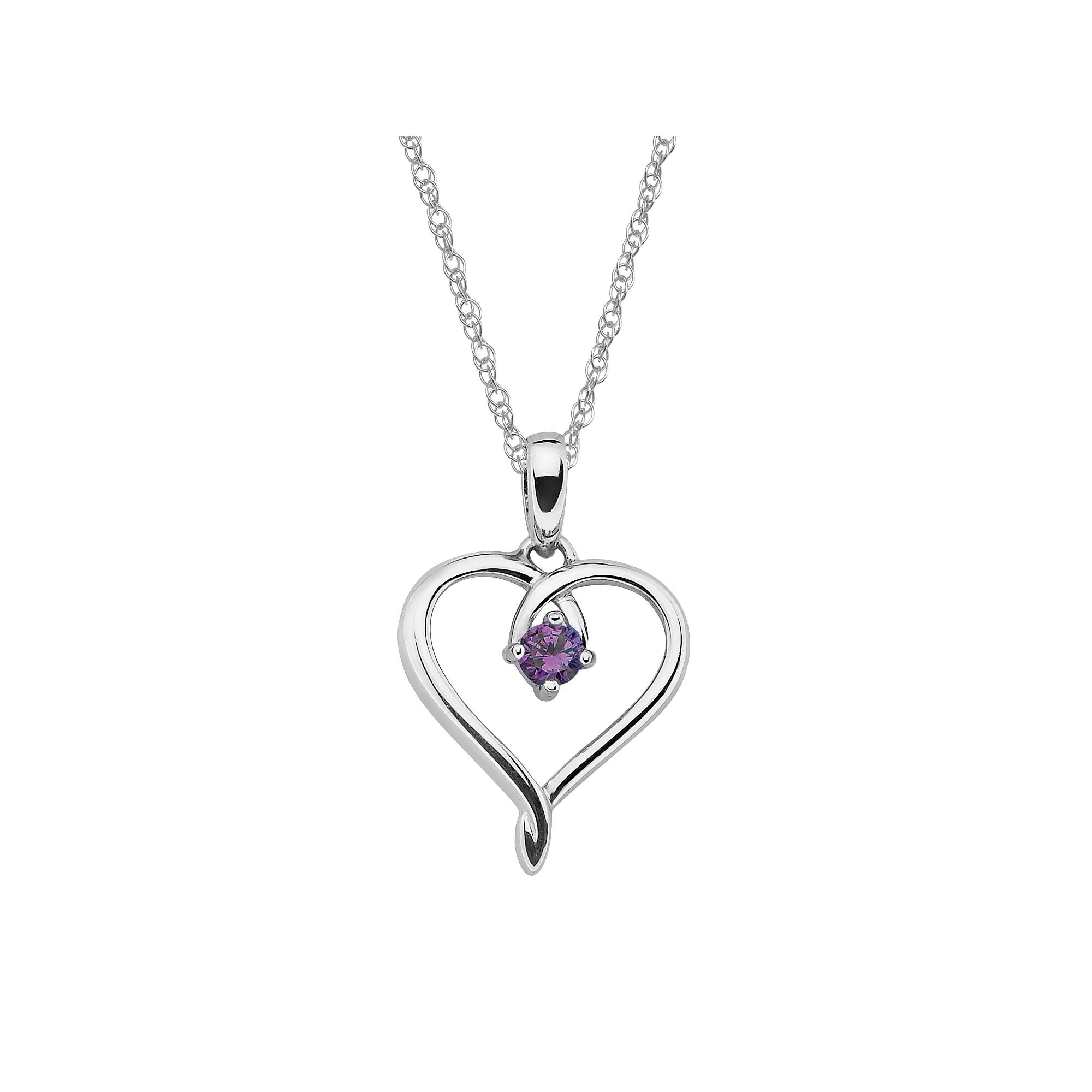 Boston Bay Diamonds Sterling Silver Blue Topaz Openwork Heart Pendant, Womens Product Image
