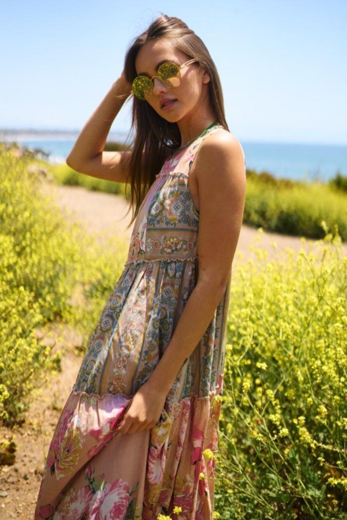 Floral Boho Maxi Dress Product Image