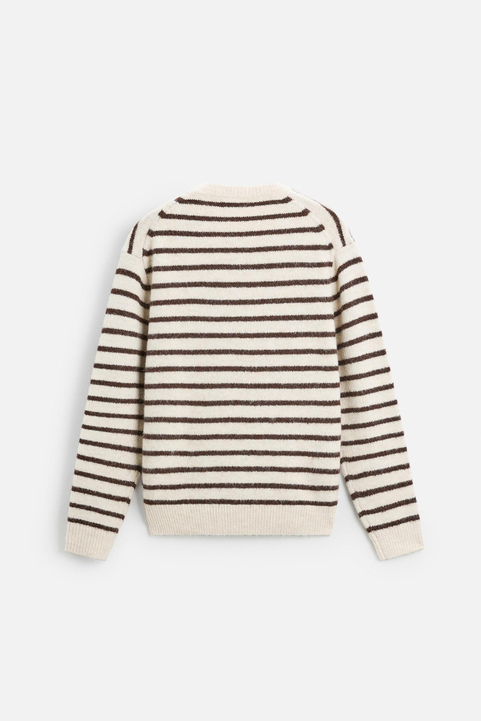 TEXTURED STRIPED SWEATER Product Image