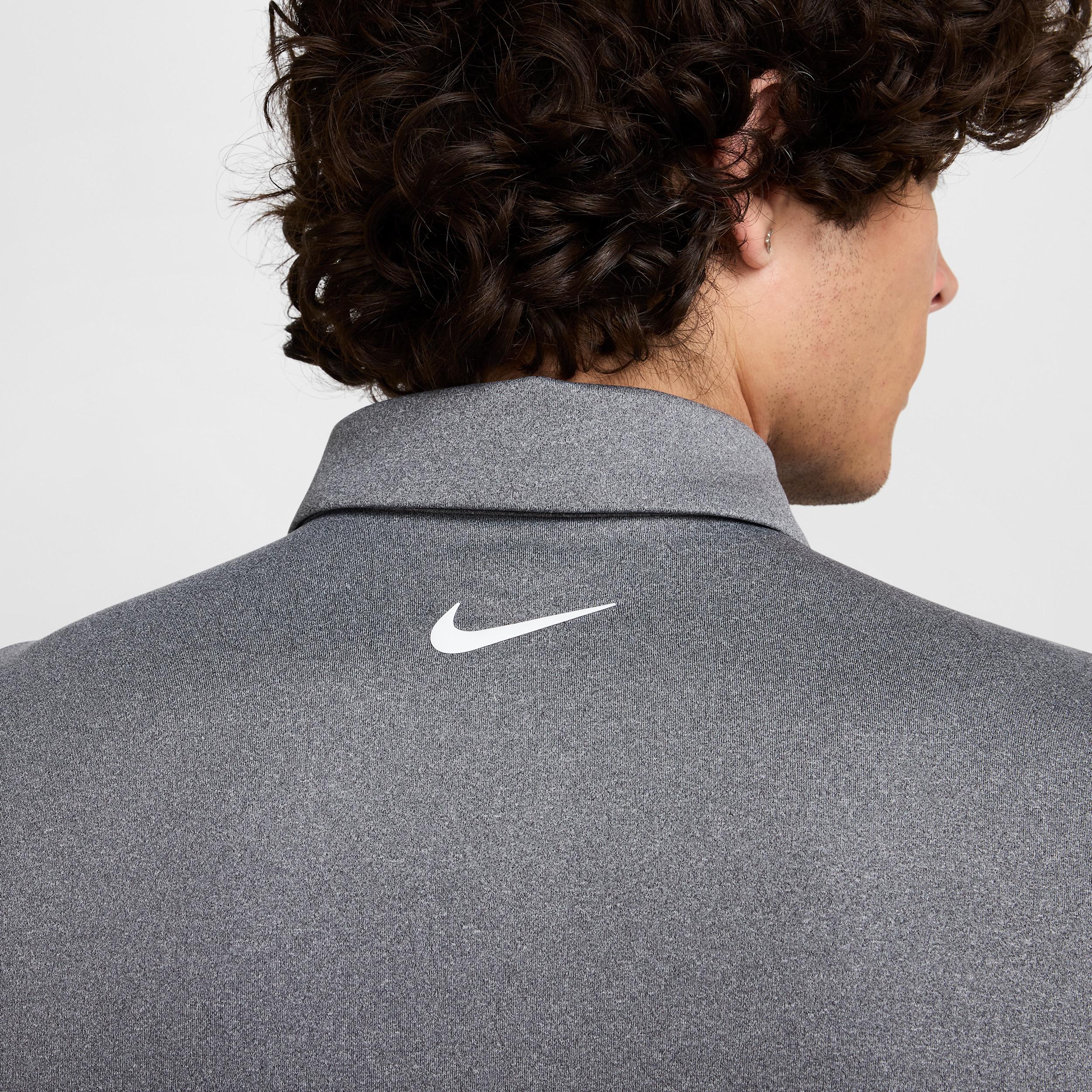 Nike Mens Tour Dri-FIT Heathered Golf Polo | FZ7473-009 Product Image