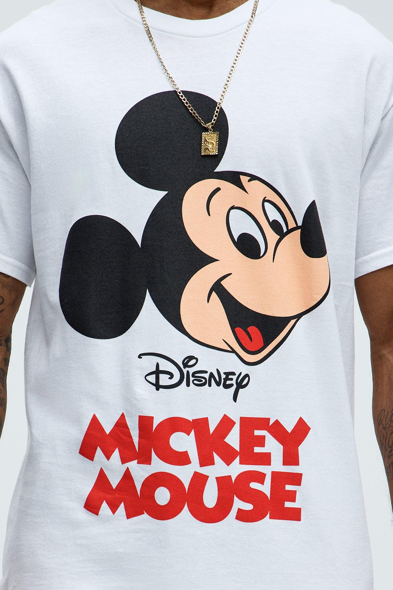 Disney Vintage Mickey Short Sleeve Tee - White Product Image