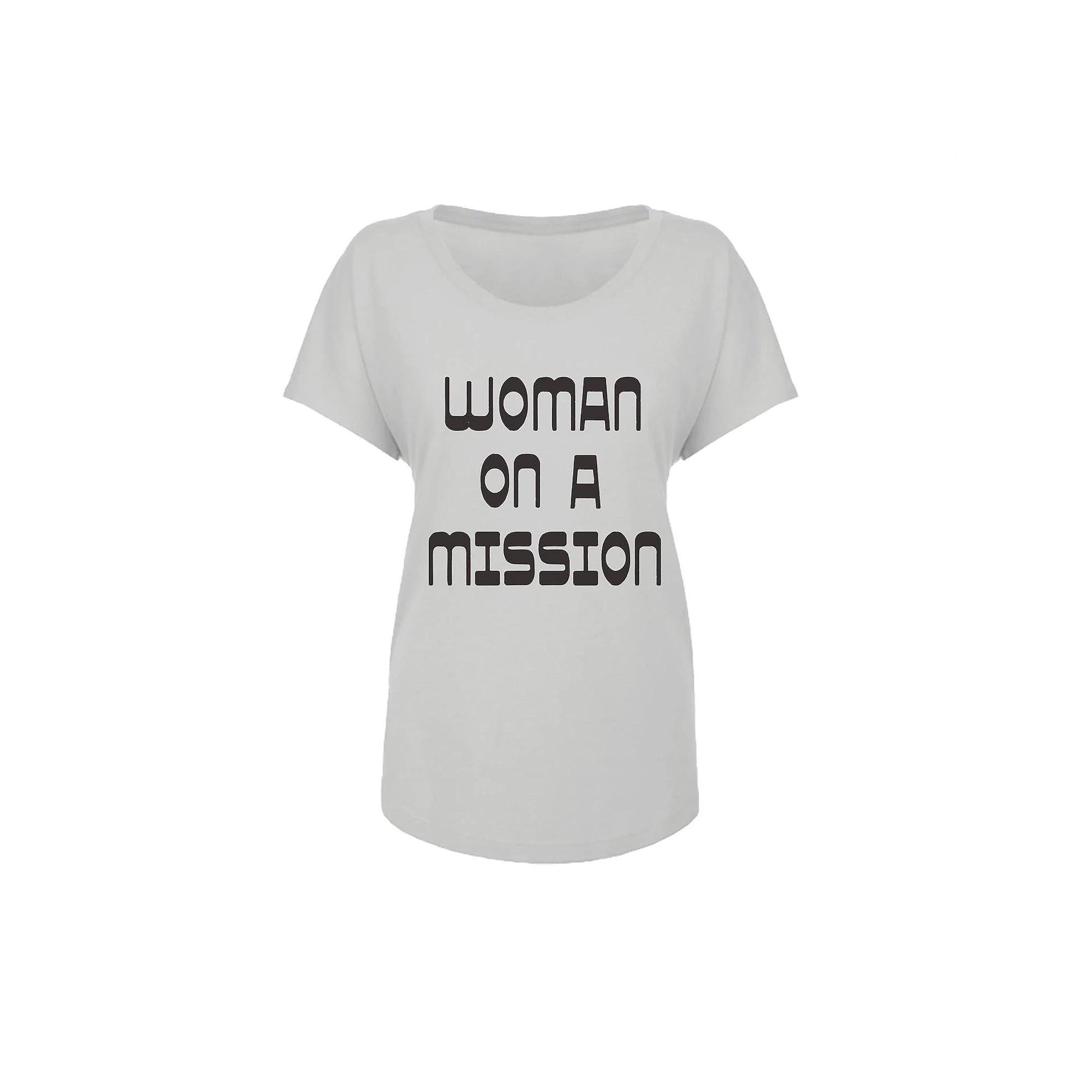 Junior's Grayson Threads Woman On A Mission Graphic Tee, Women's,  Product Image
