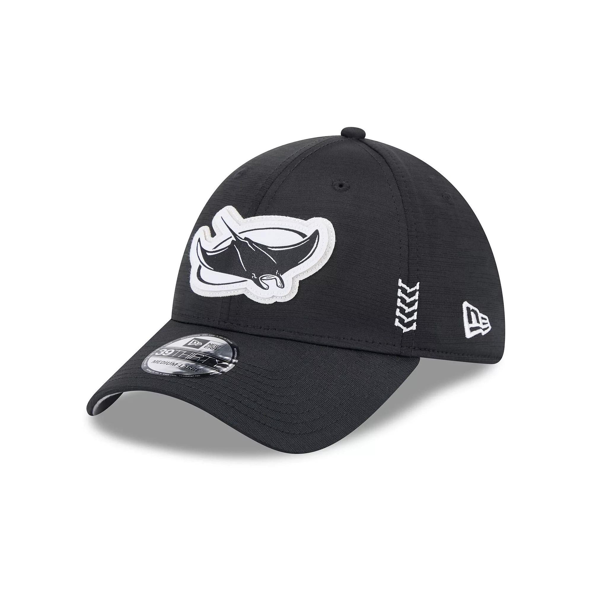 Men's New Era Black Tampa Bay Rays 2024 Clubhouse 39THIRTY Flex Fit Hat,  Product Image