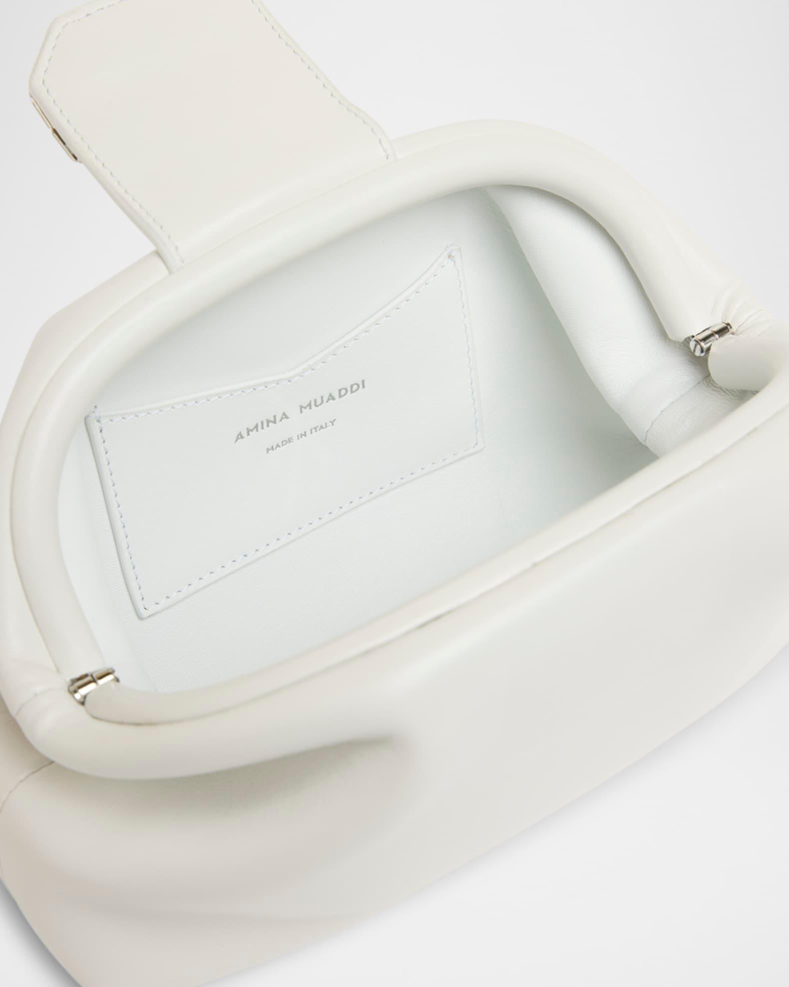 Camelia Buckle Leather Clutch Bag Product Image