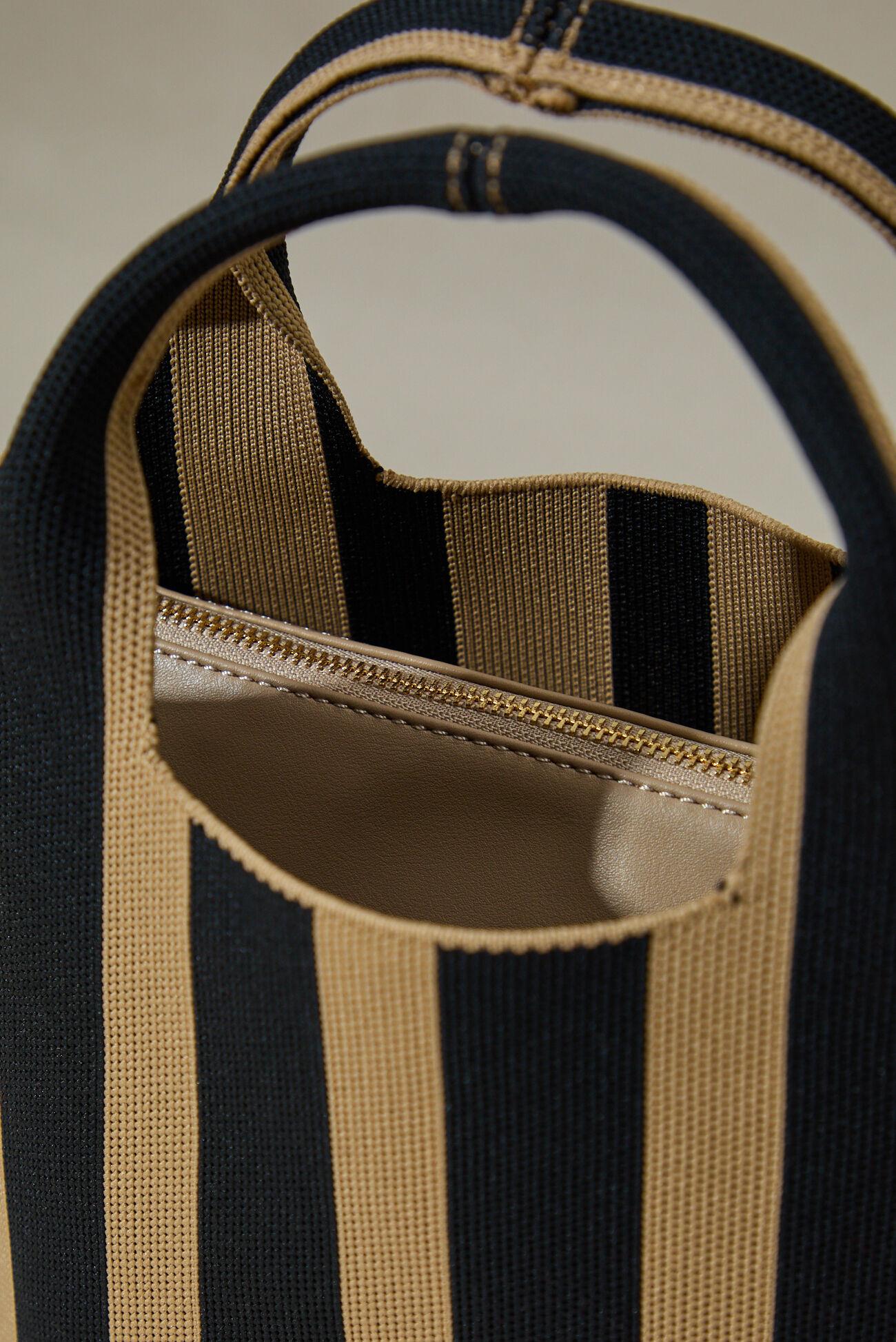 Mini Stripe Crossbody Bag and Pouch Set Product Image