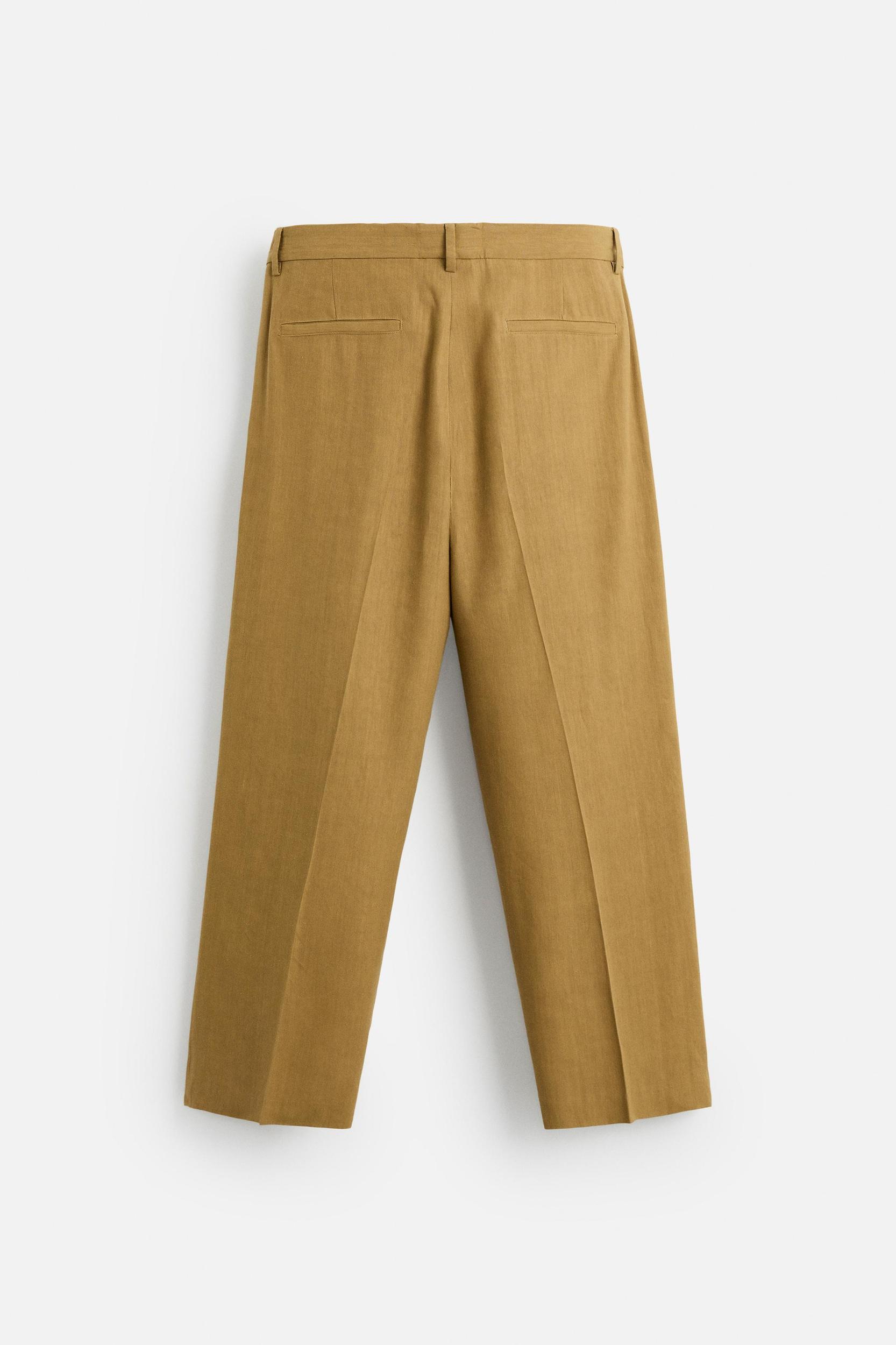 LIMITED EDITION LINEN-LYOCELL SUIT PANTS Product Image