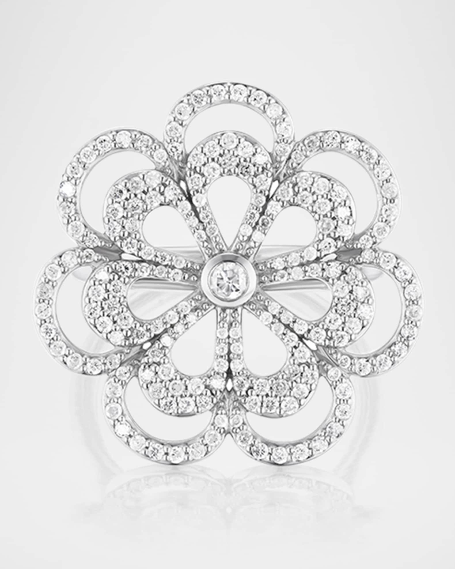 Diamond Daisy Statement Ring Product Image