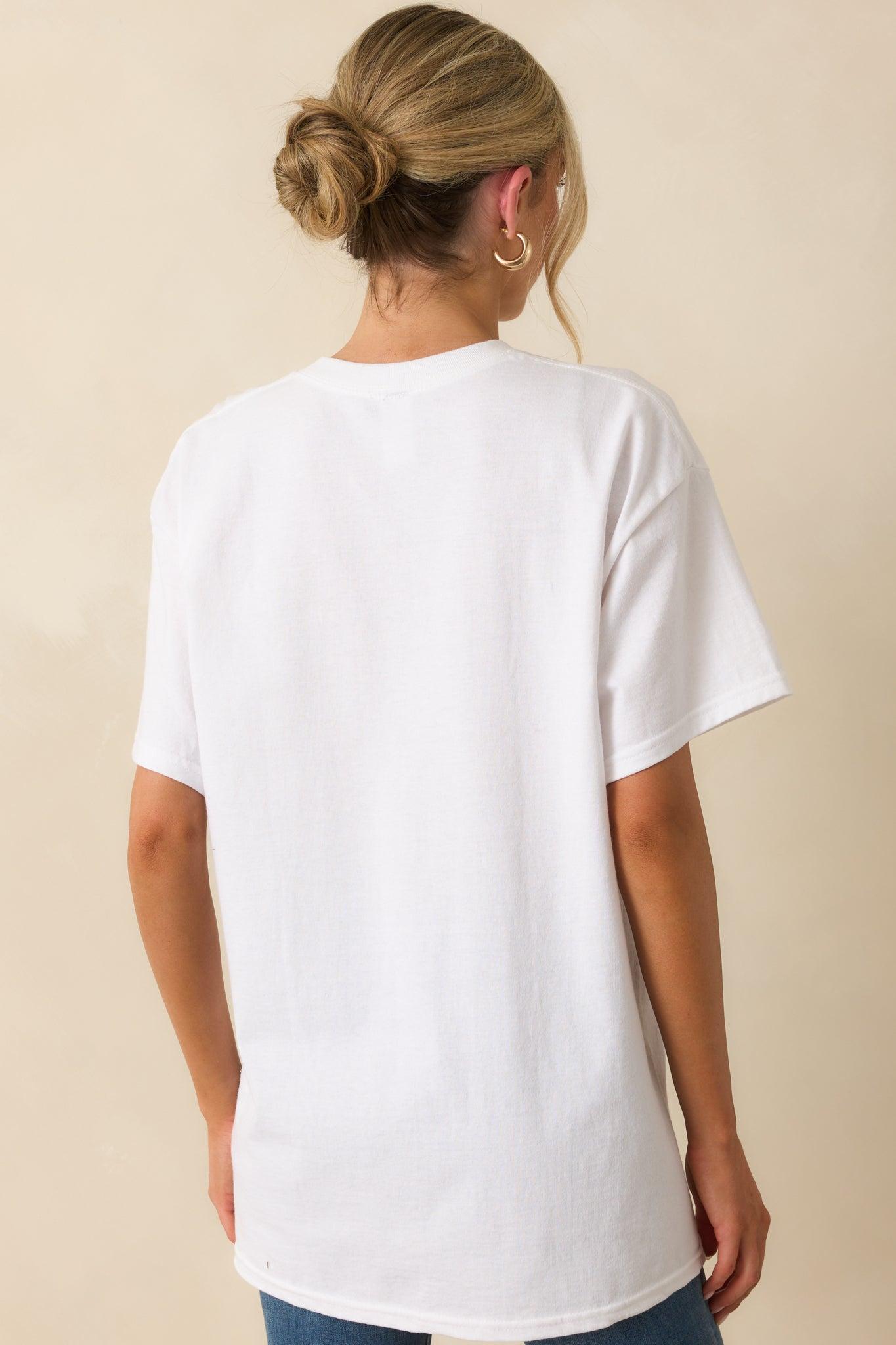 A Taste Of The Coast White Cotton Coastal Graphic Tee Product Image