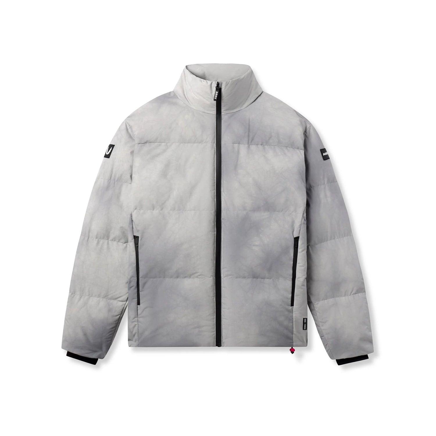 0900. PrimaLoft® Weather-Ready Puffer Jacket - Grey "Wave Dye" Product Image