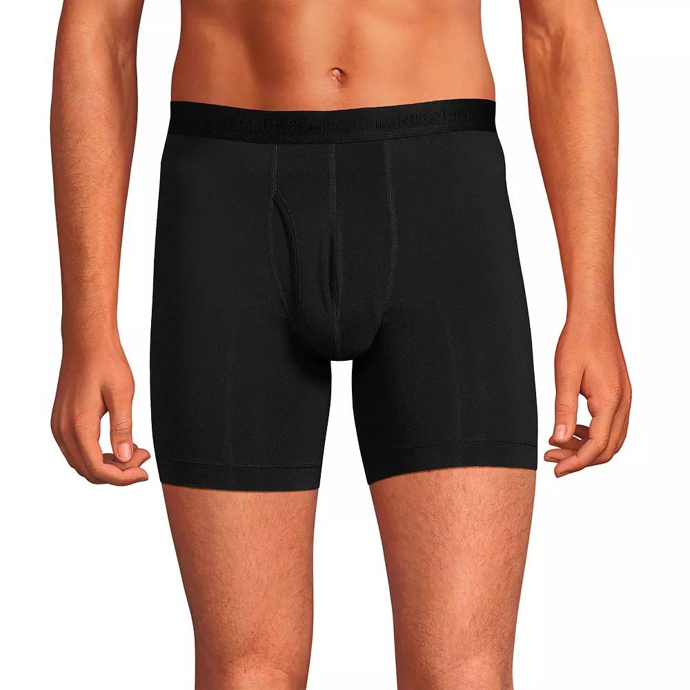 Big & Tall Lands End Flex Performance Boxer Brief 3-Pack, Mens Product Image