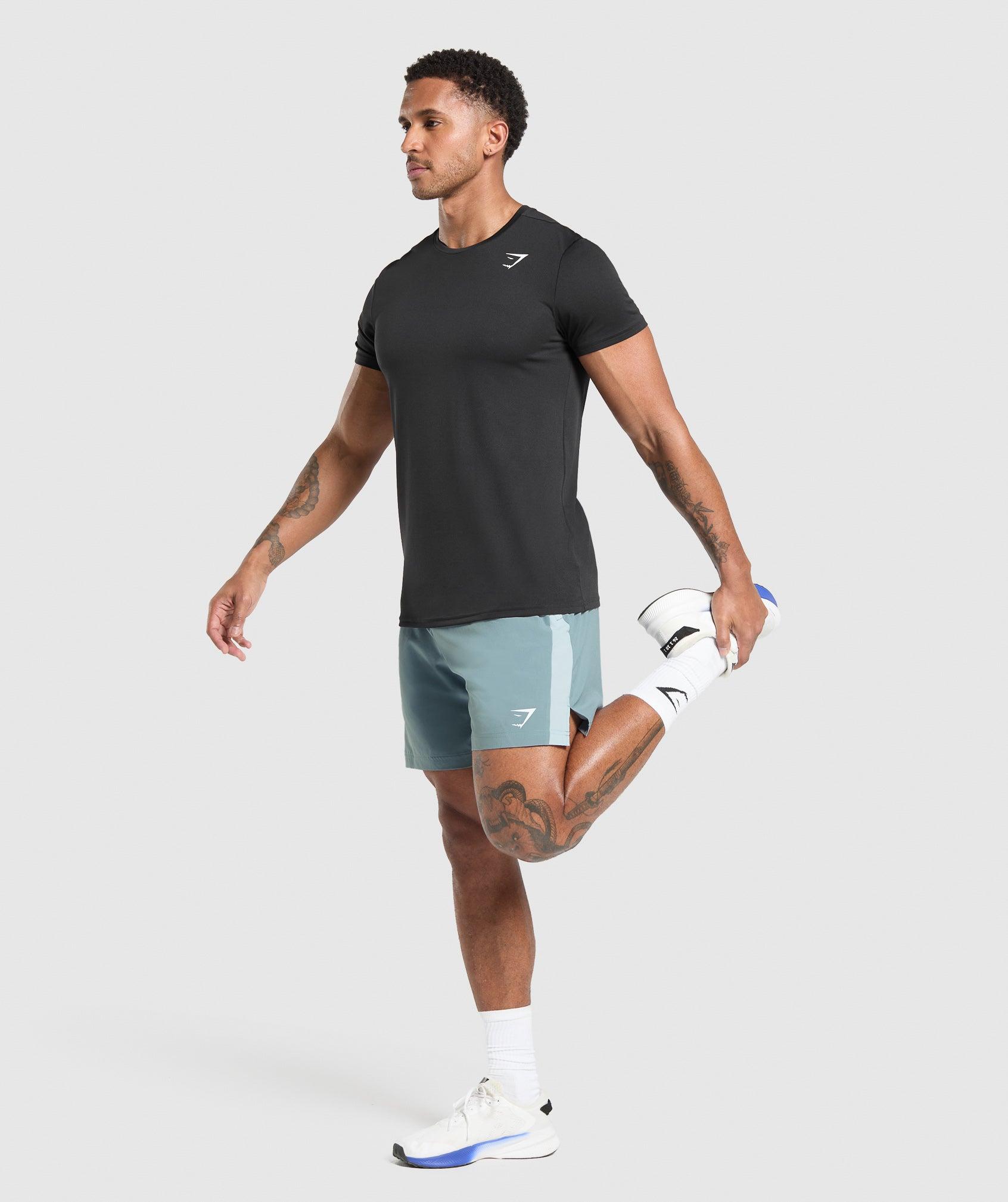 Gymshark Sport  7" Shorts - Rest Blue/Cool Blue Male Product Image