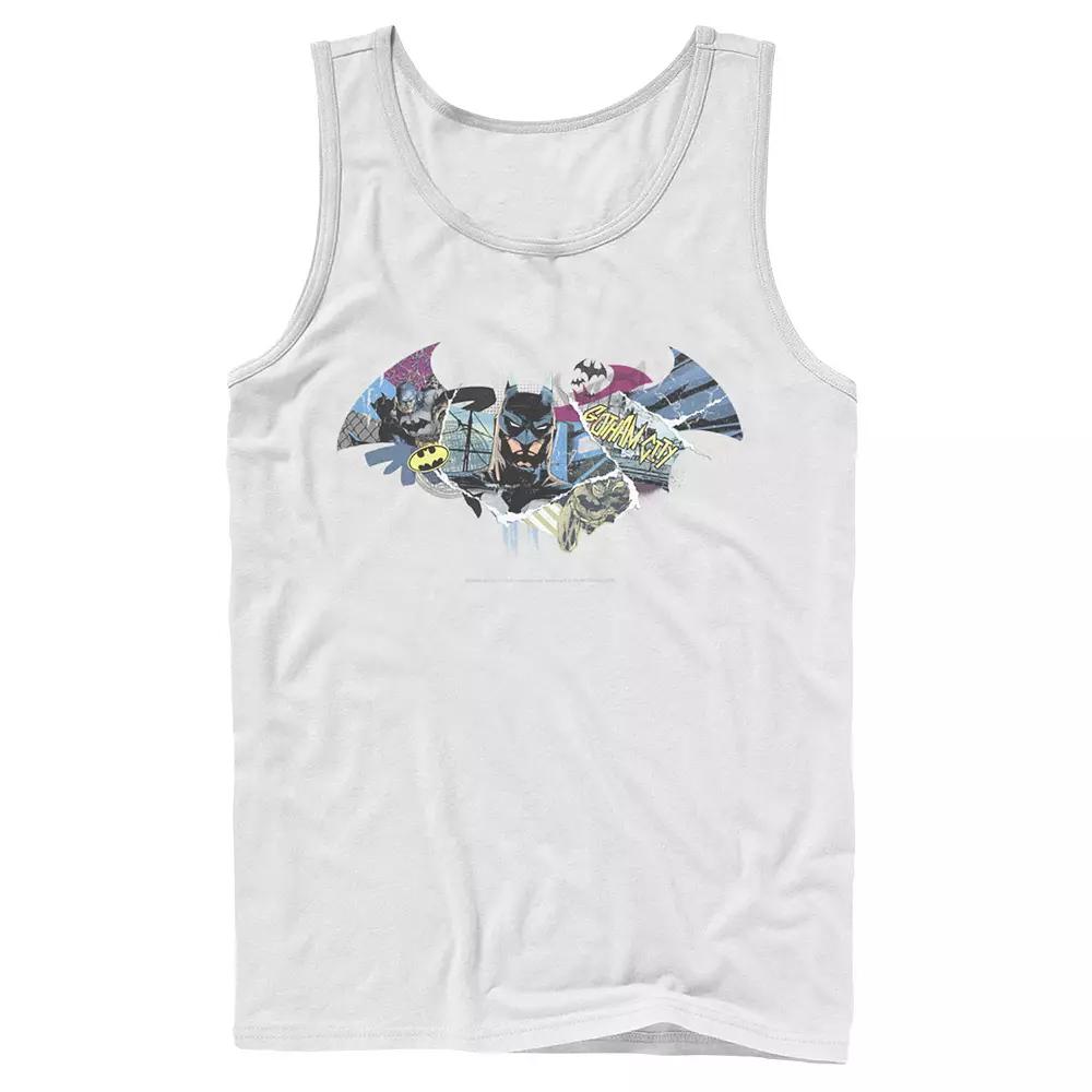 Men's DC Comics Batman Dark Comic Logo Tank Top,  Product Image