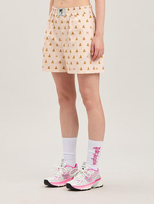 MINI BEAR MONOGRAM SHORTS SOFT PINK - BR Product Image