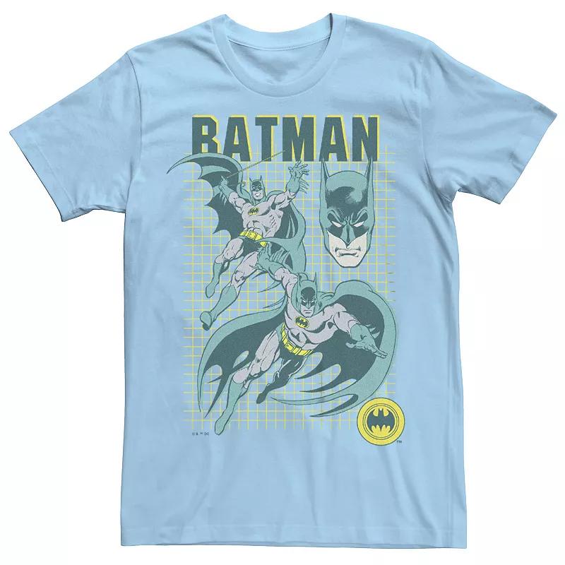 Men's Batman Grid Poster Graphic Tee,  Product Image