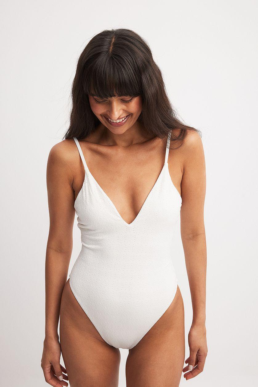 Angleis V-Neck Swimsuit Product Image